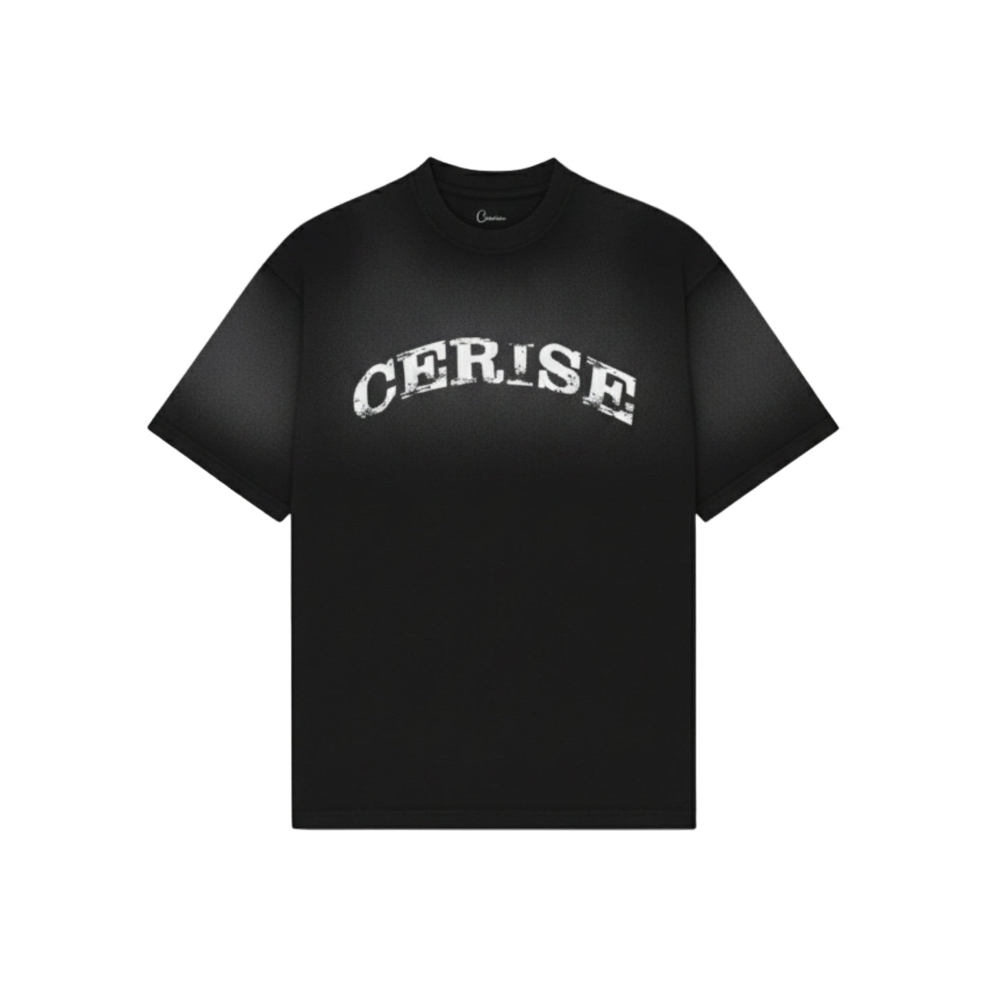 CERISE CHARCOAL FADE TSHIRT