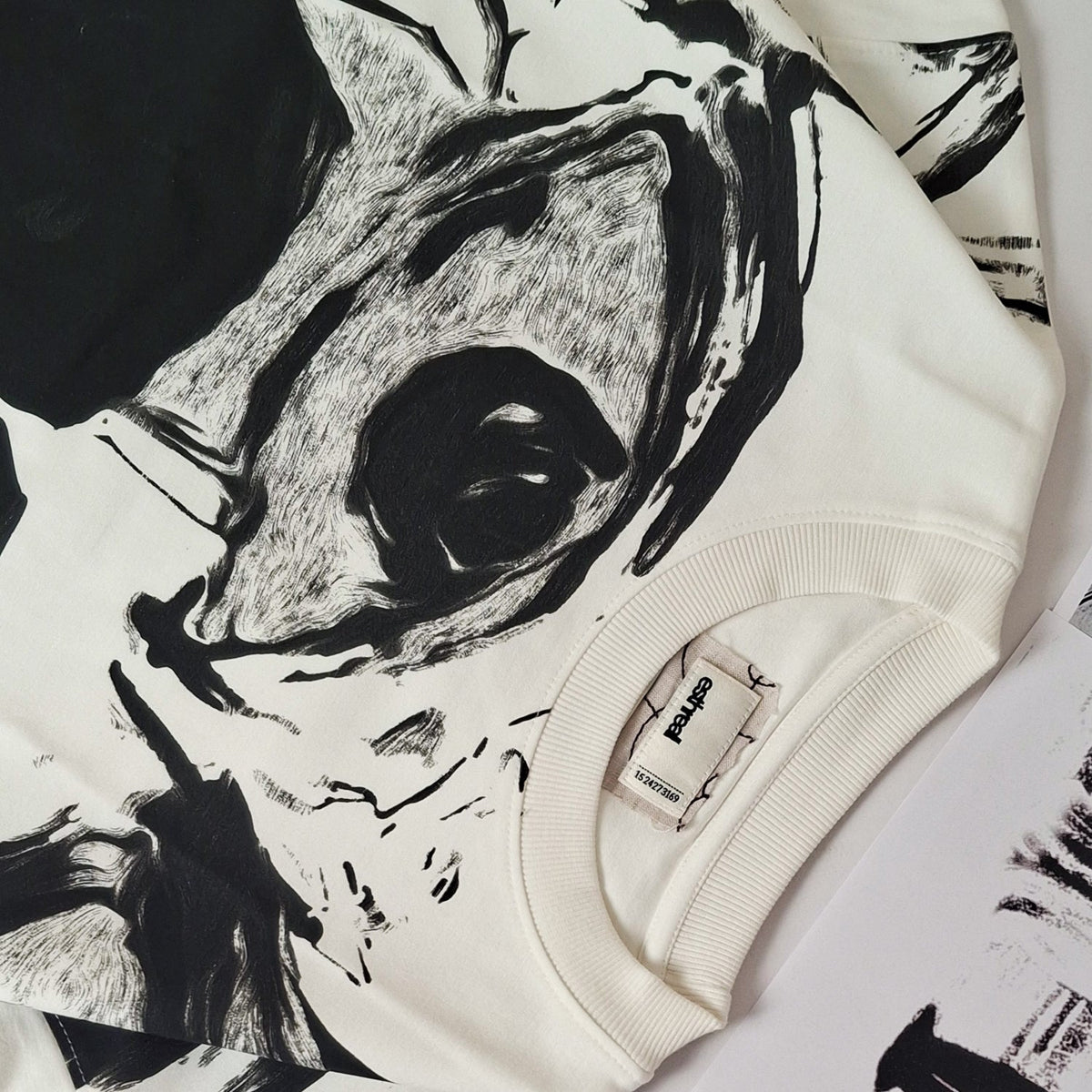 Duet – Black & White Oversized T-Shirt