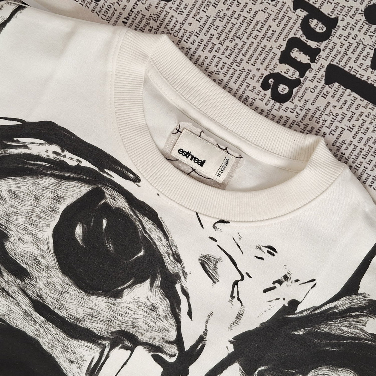 Duet – Black & White Oversized T-Shirt