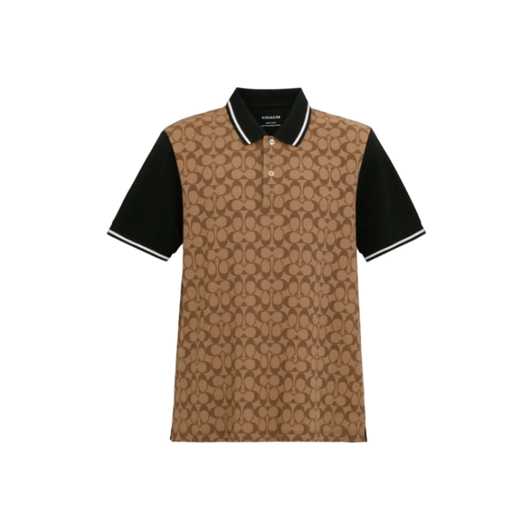 Coach Signature Polo Khaki Signature