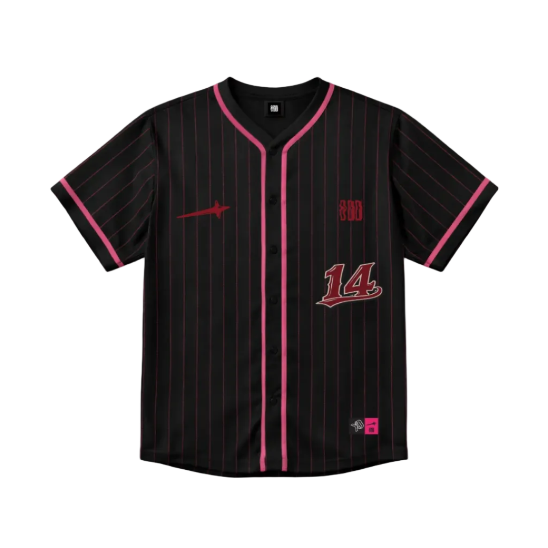 Comet x ODD 14 Baseball Black Shirt
