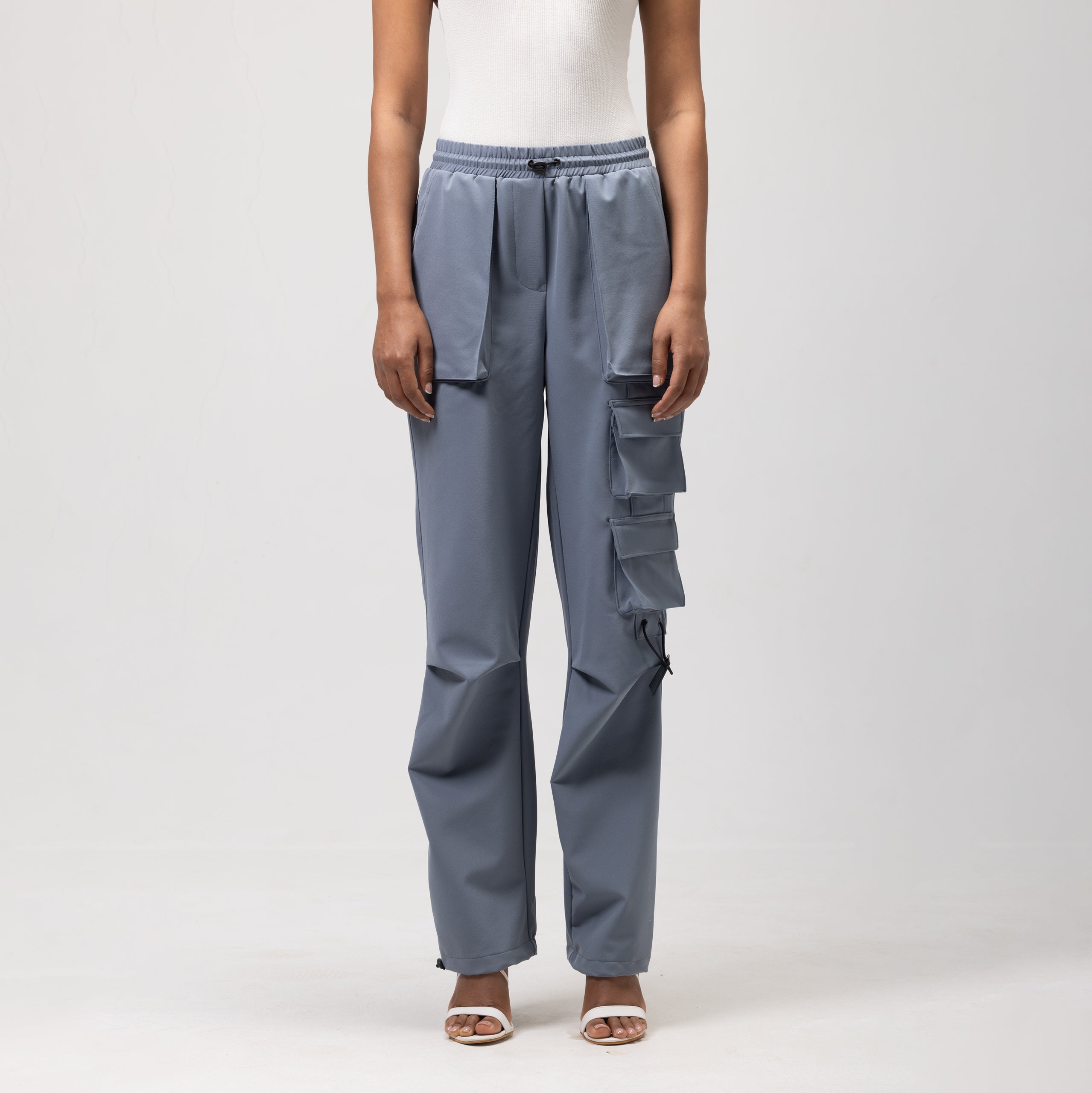 UTILITY DARTED TRACKS - CORAL BLUE
