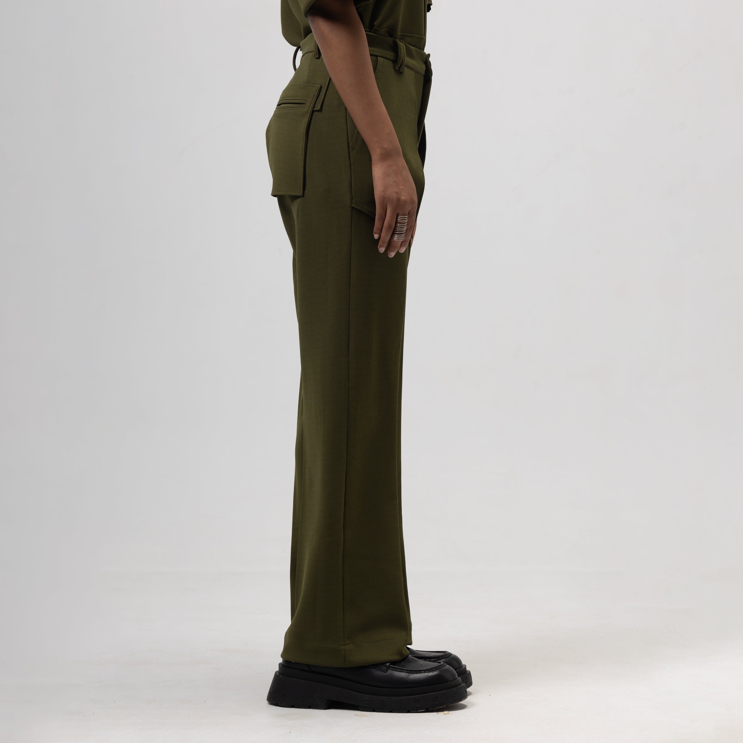 SLING POCKET PANTS - PICKLE GREEN