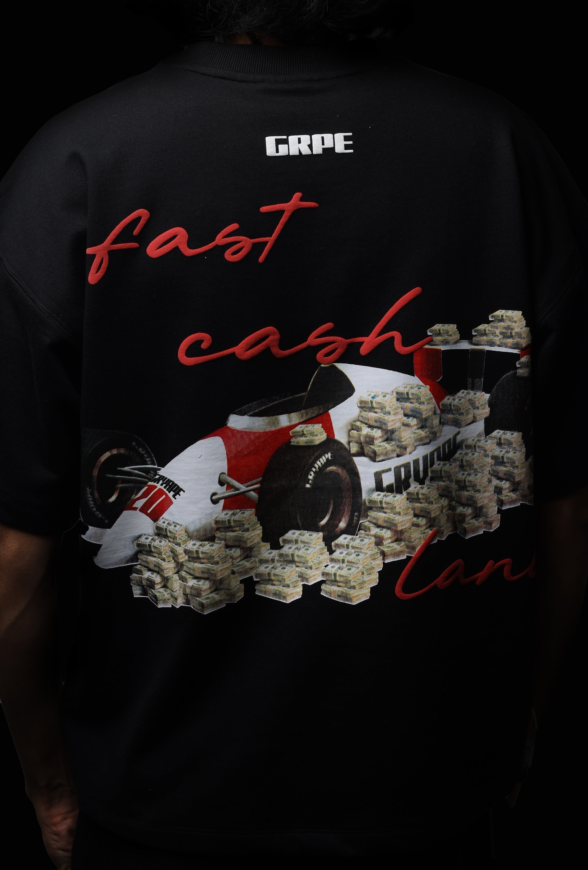 BLACK FAST CASH T-SHIRT