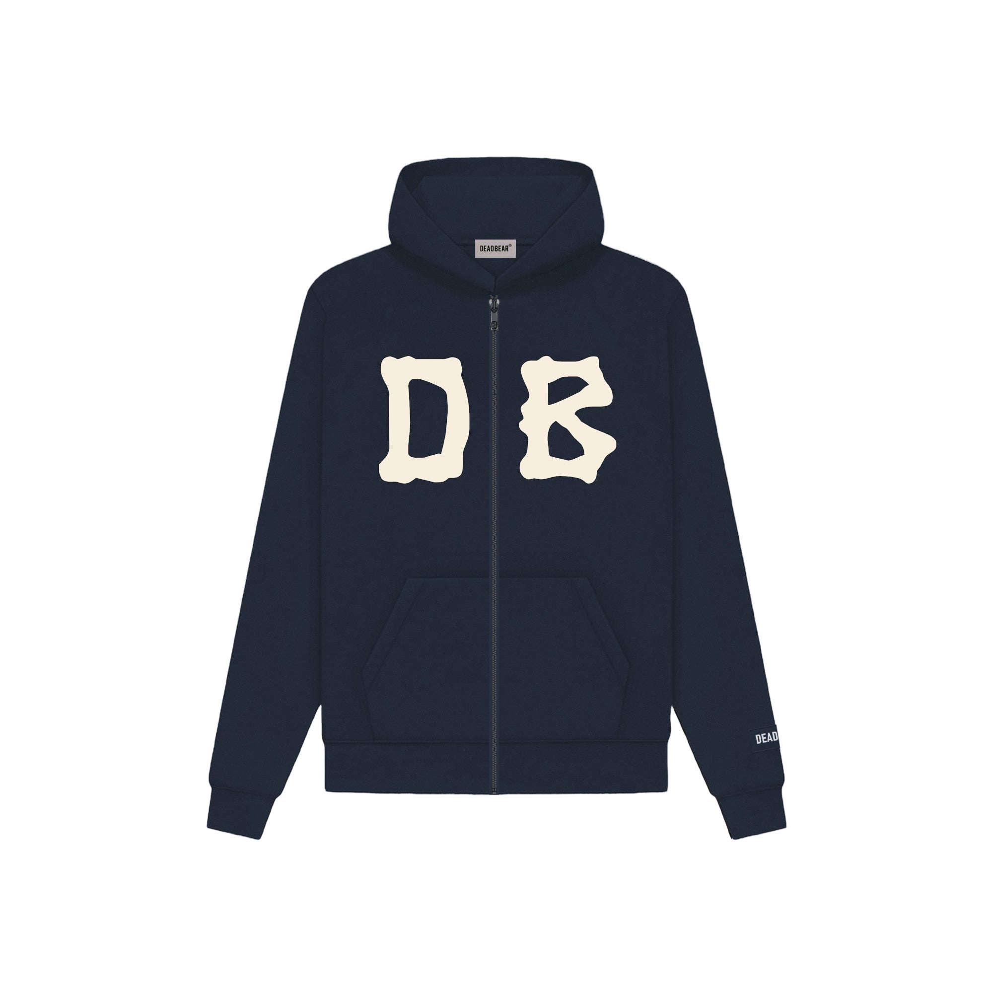 Bone Zipper Navy