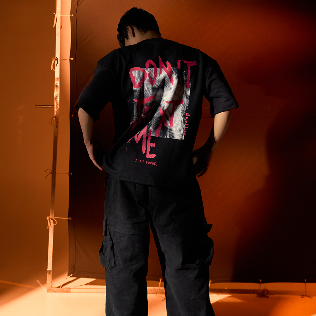 Dont Text Me Black T-Shirt