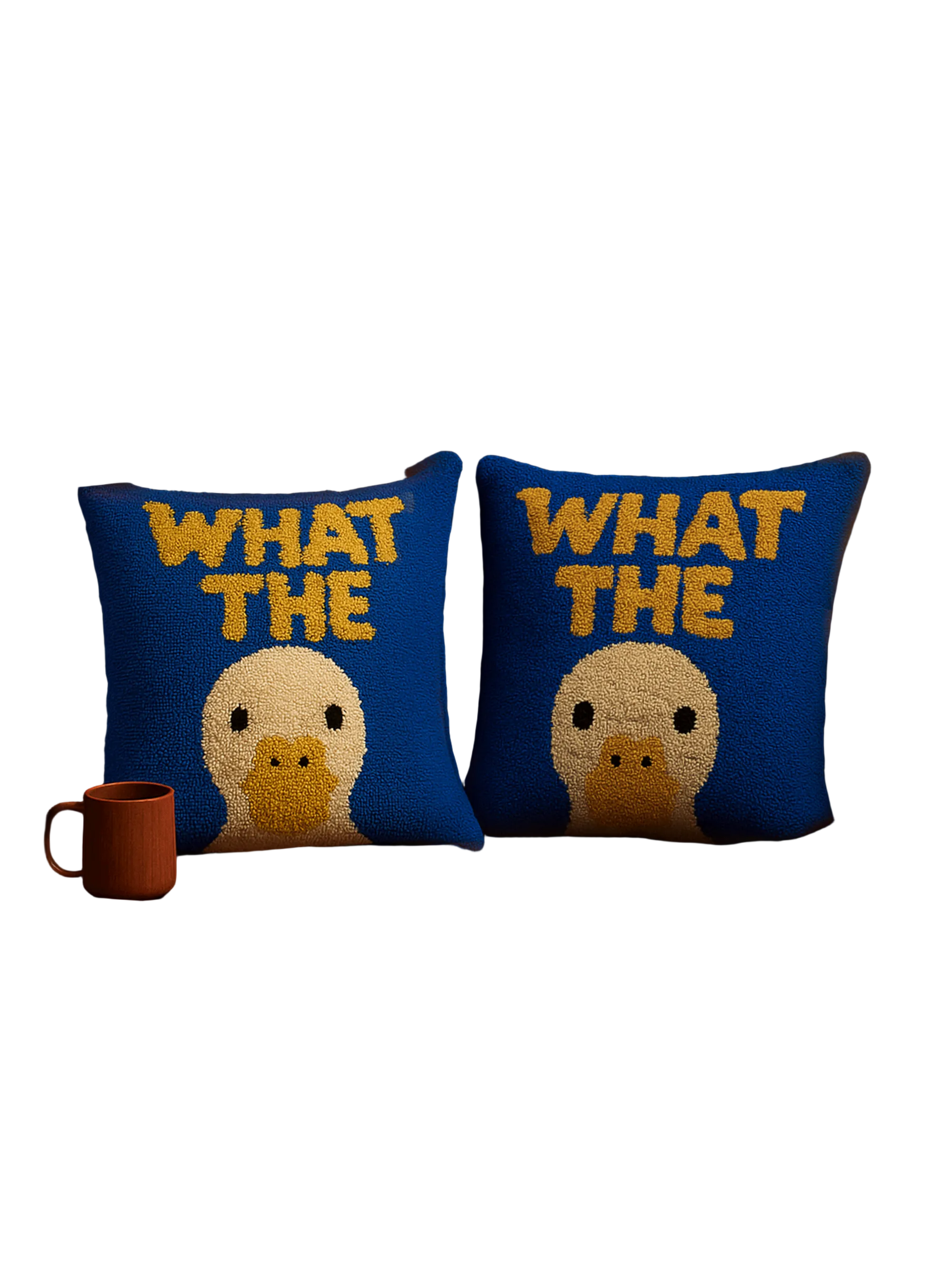 What The Duck Cushion cover
