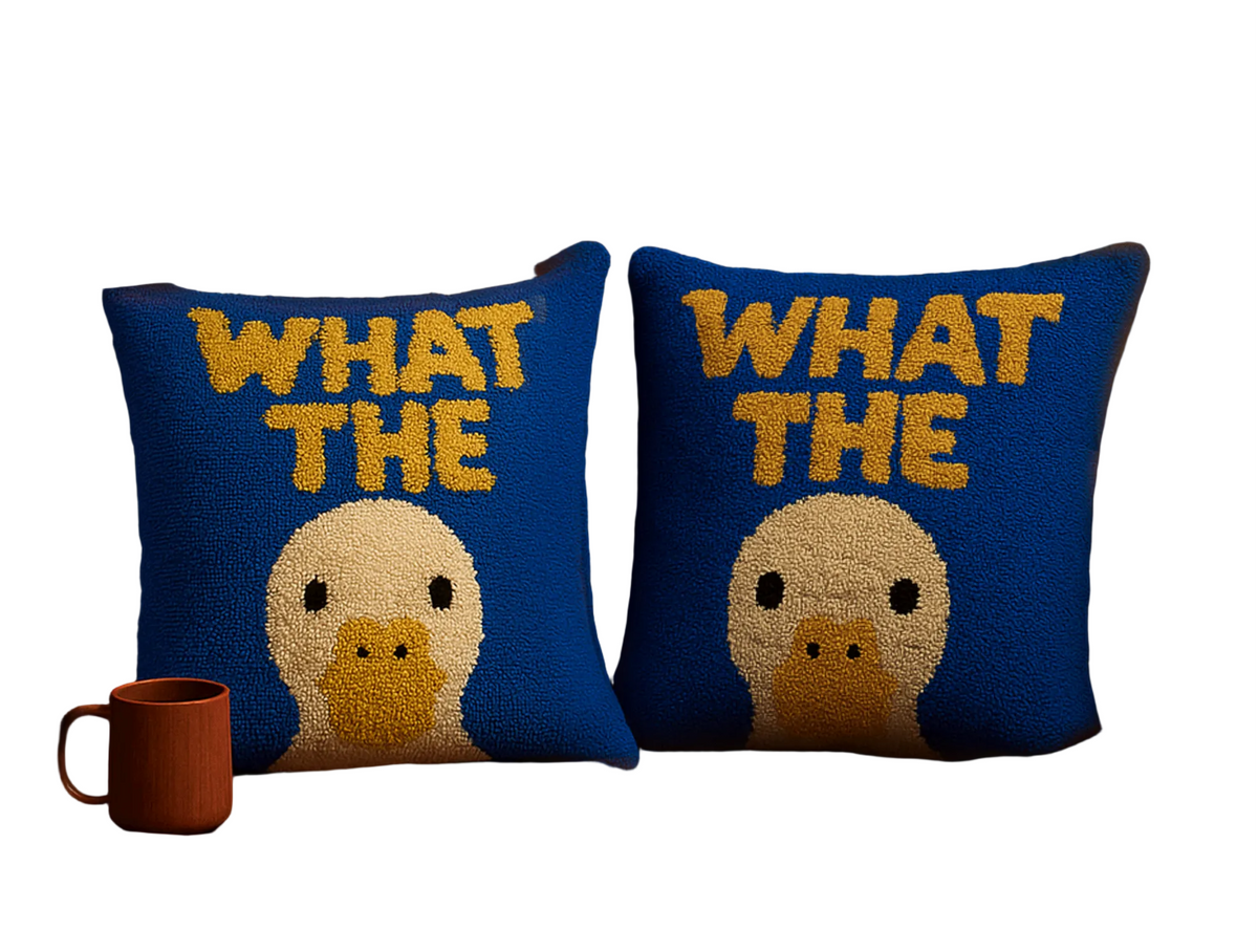 What The Duck Cushion cover