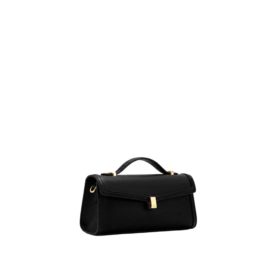 JW PEI Delphine Saffiano Top Handle Bag - Black