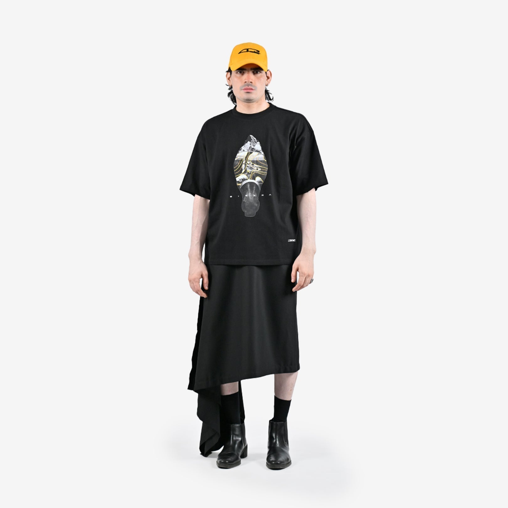 Tata Sierra x HUEMN horse-printed t-shirt