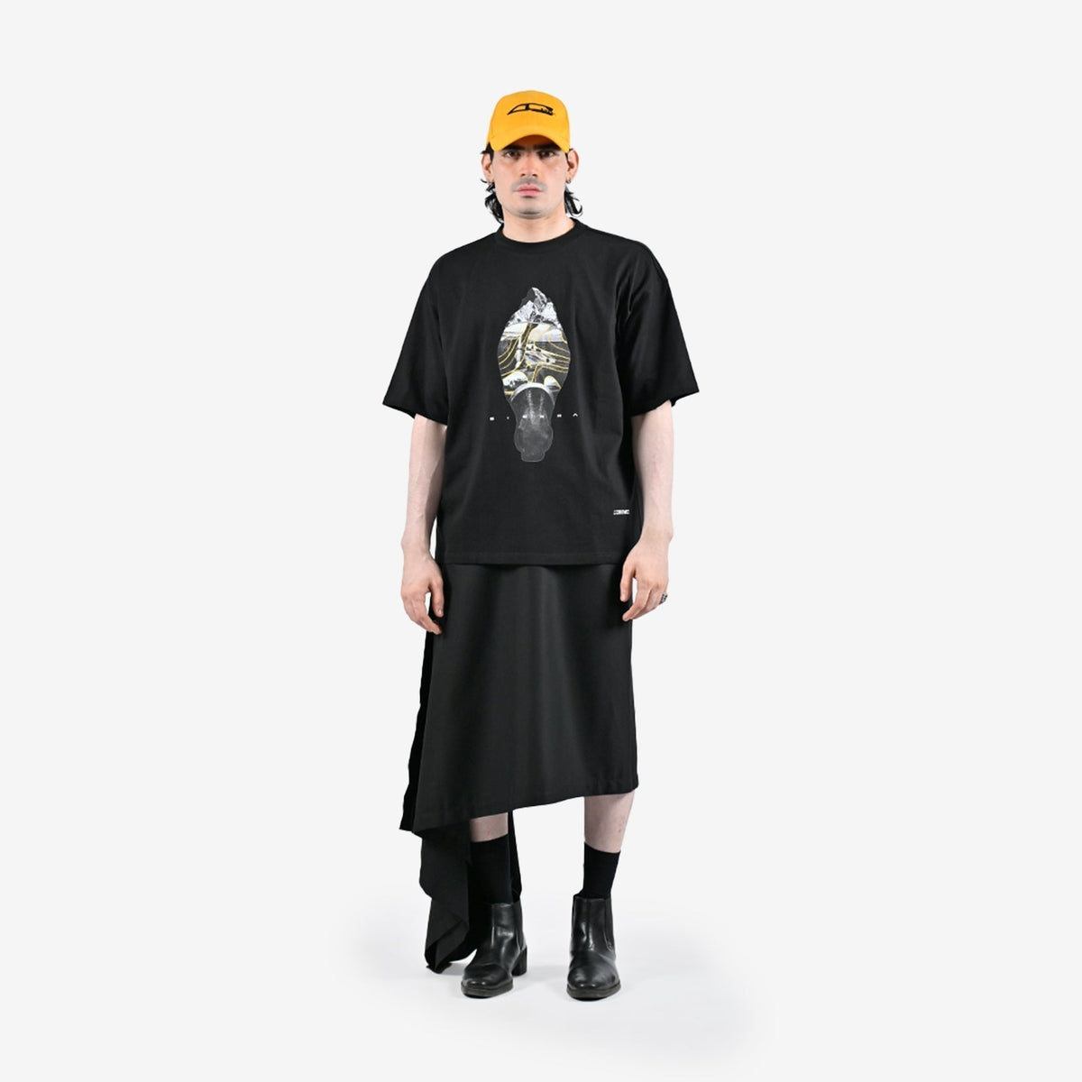 Tata Sierra x HUEMN horse-printed t-shirt