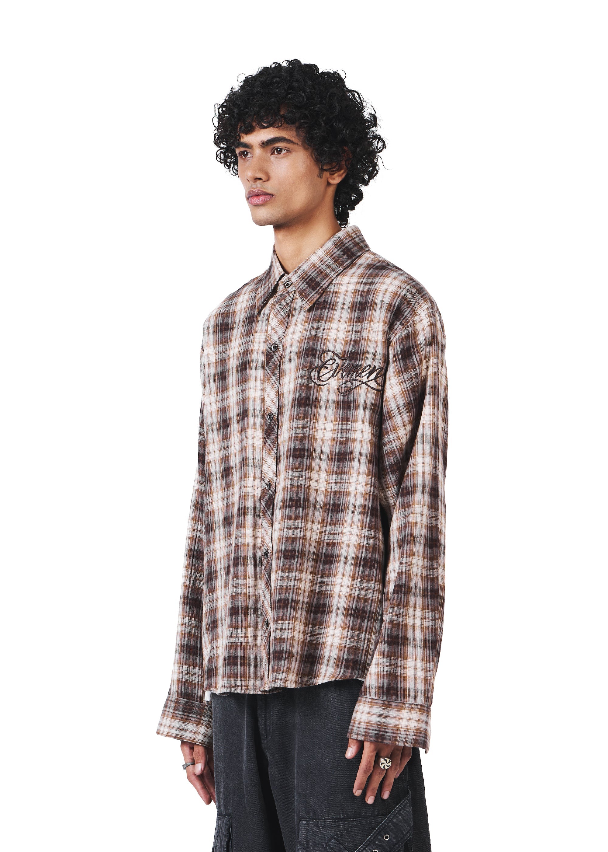 Brown Flannel Shirt