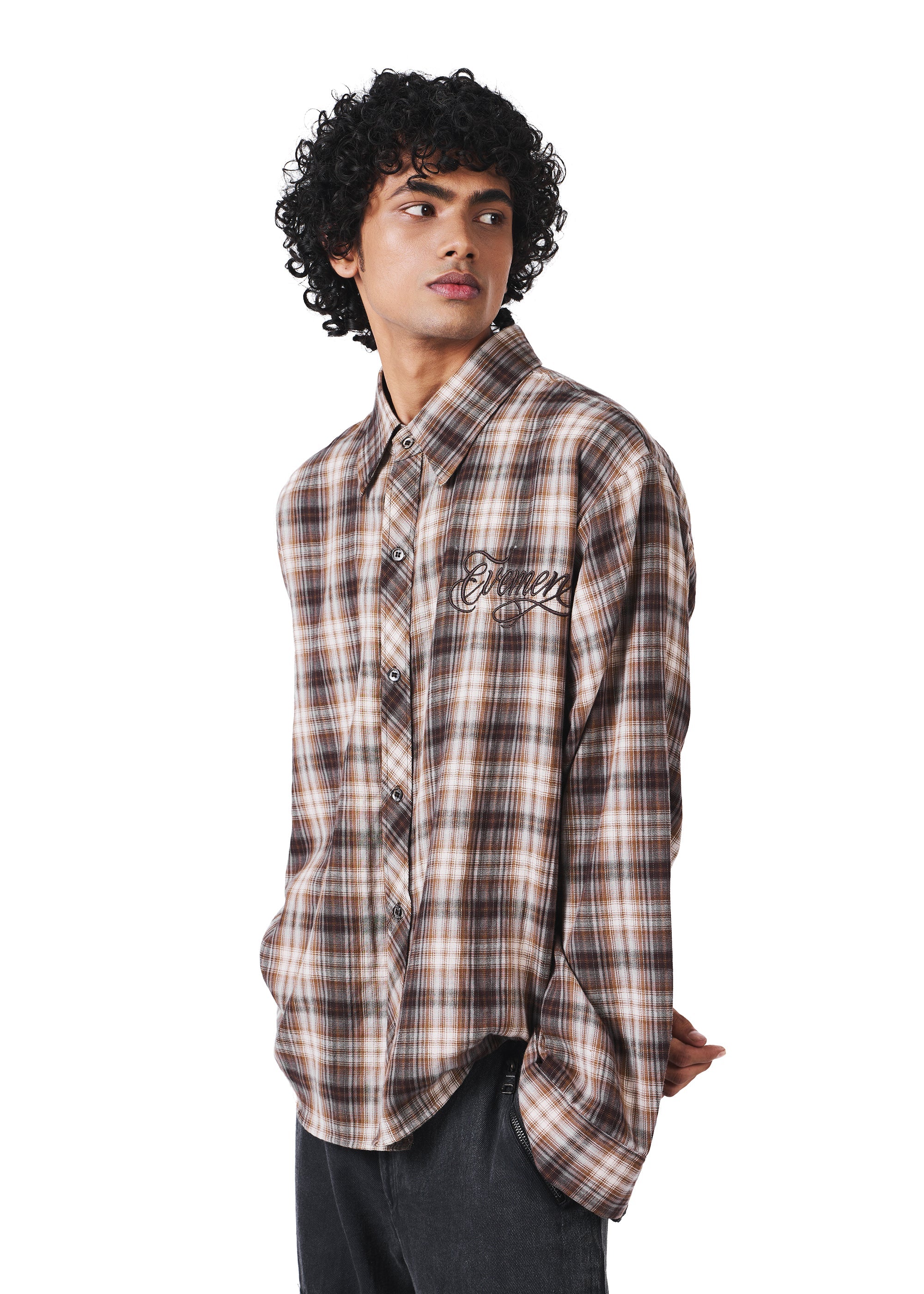 Brown Flannel Shirt