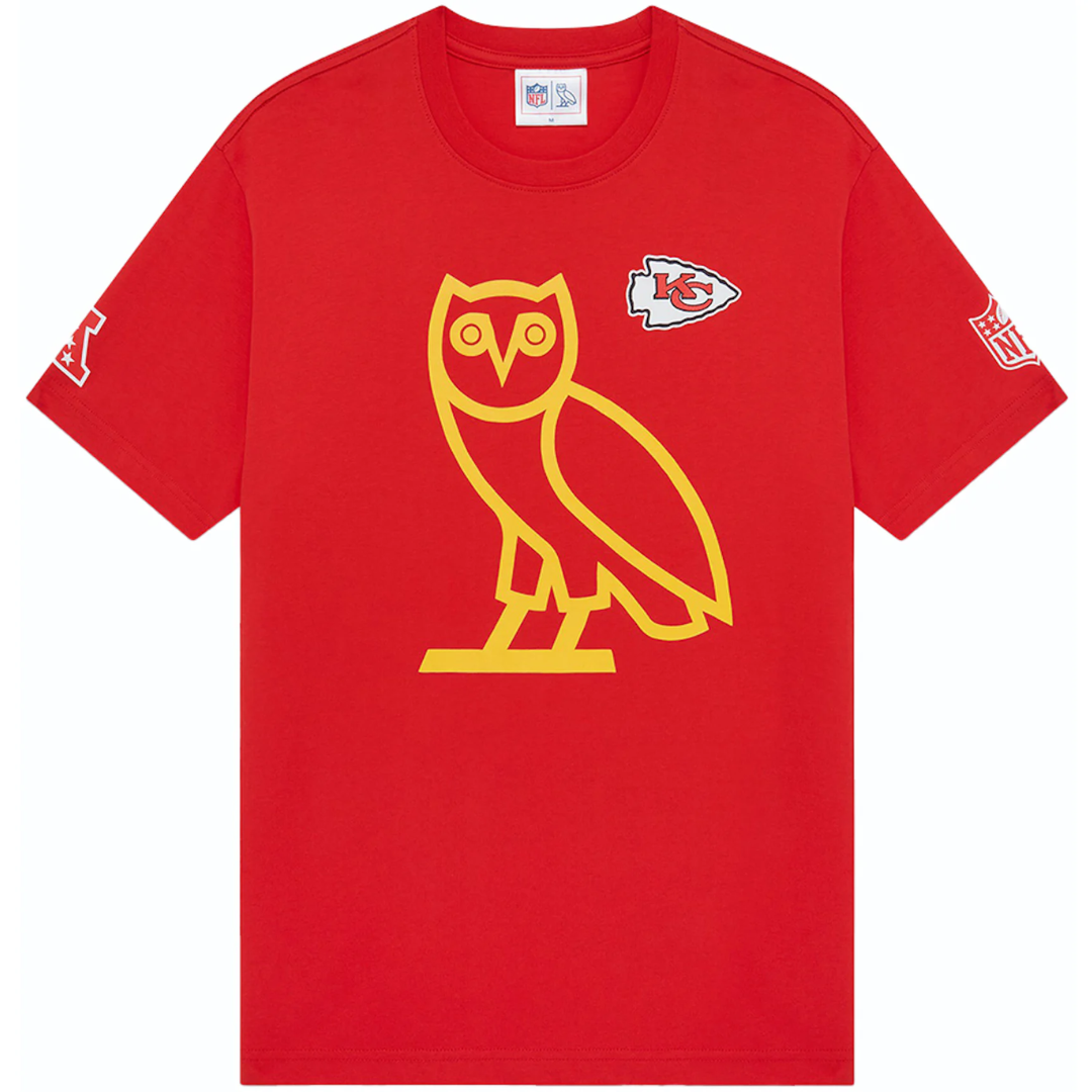 OVO x NFL Kansas City Chiefs Game Day T-Shirt Red