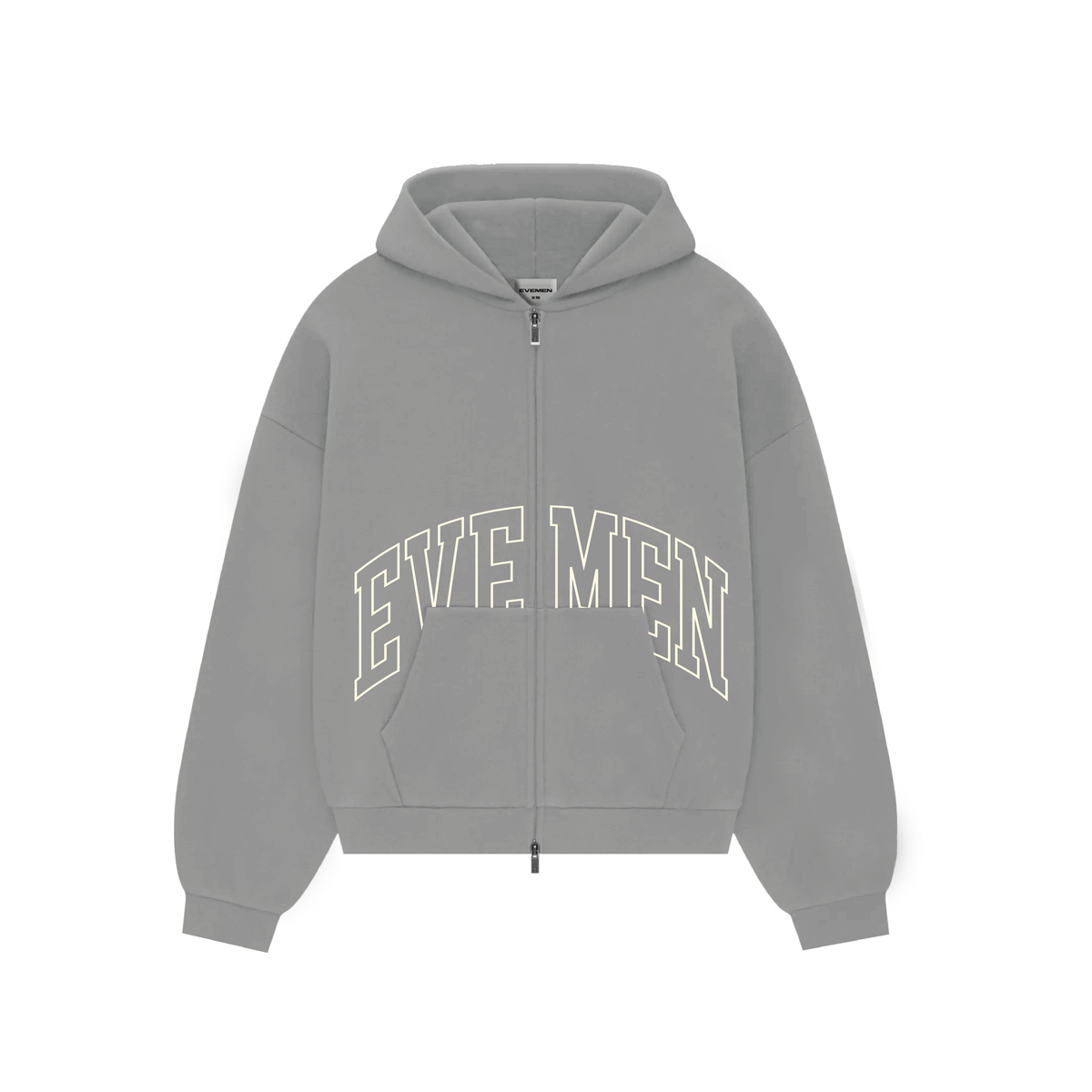 genesis boxy zip through hoodie