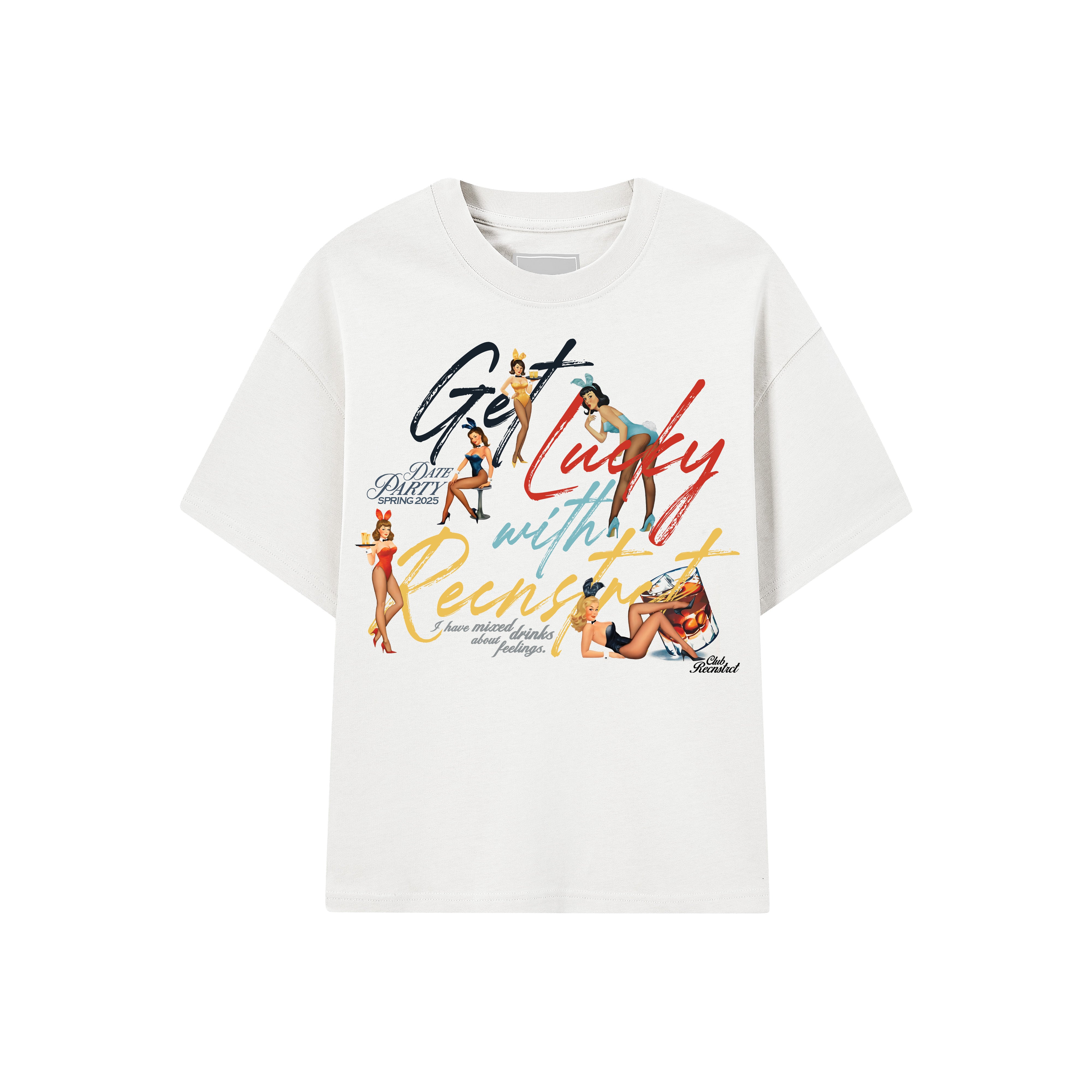 Get Lucky T-shirt - White