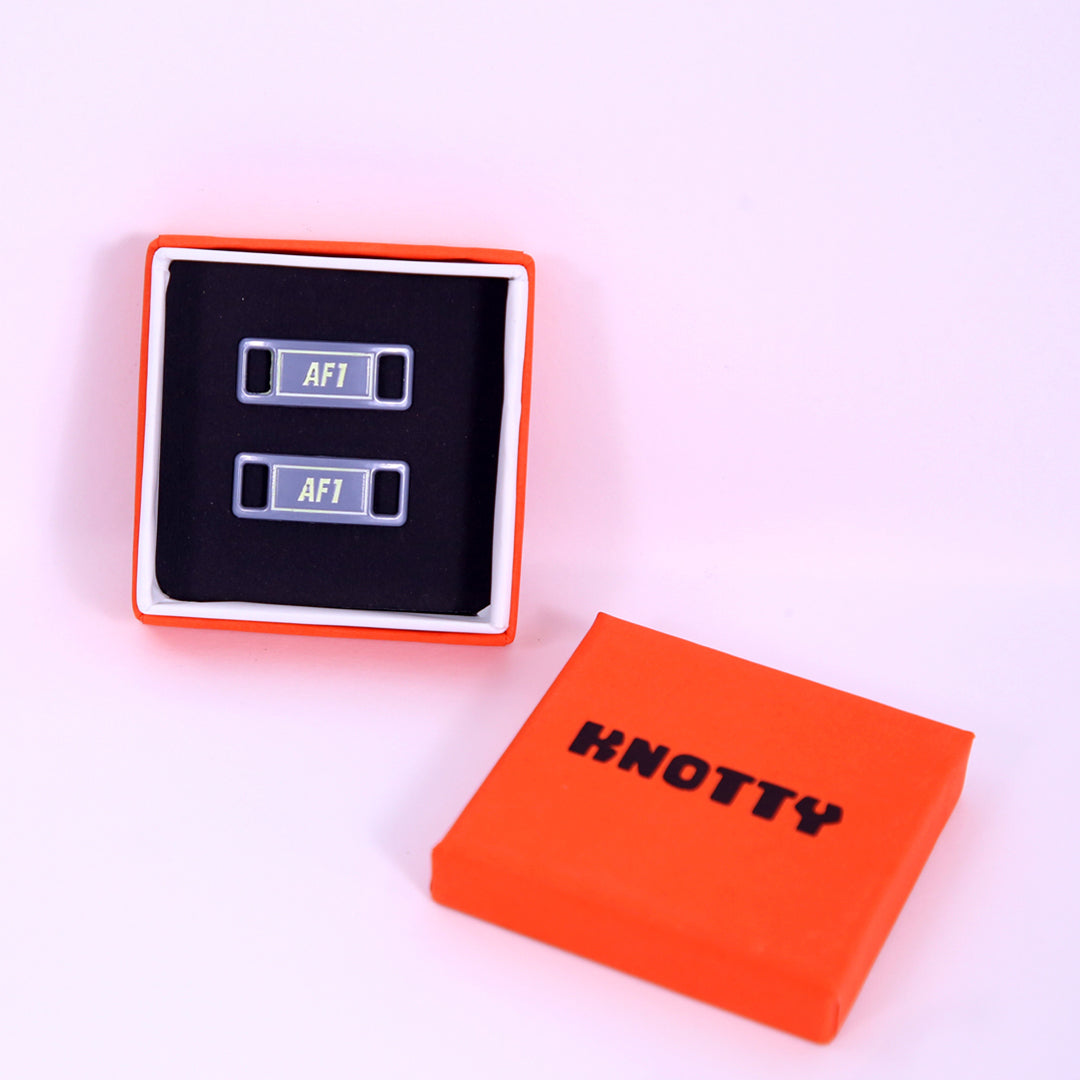 Premium Glow In The Dark Air Force 1 Dubrae Replacement ( Lace Tag) By KNOTTY