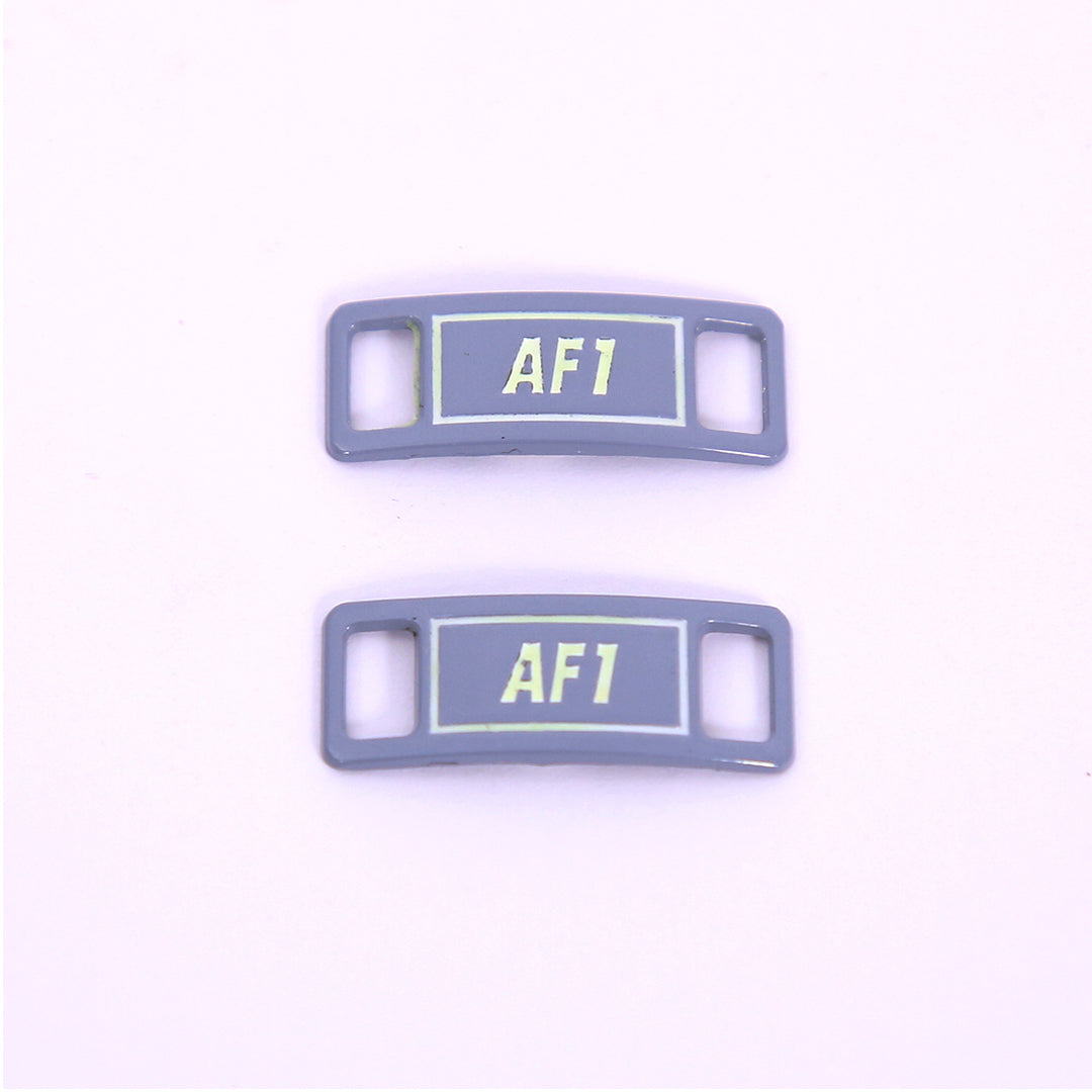 Premium Glow In The Dark Air Force 1 Dubrae Replacement ( Lace Tag) By KNOTTY