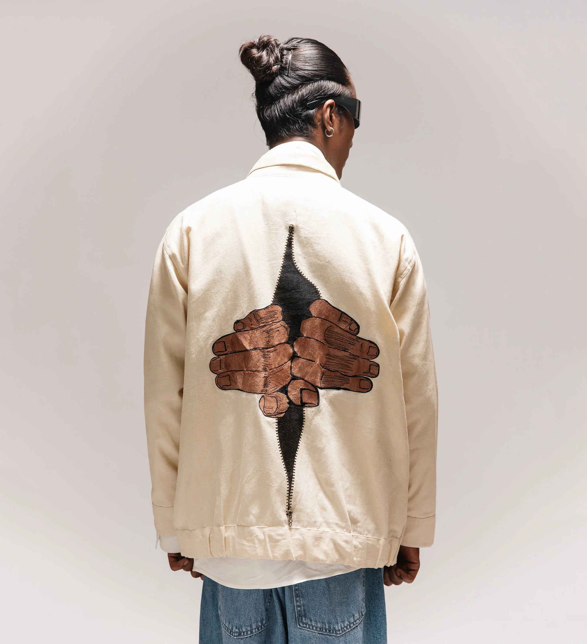 Gods Hand' Chainmail Armour Embroidered Jacket
