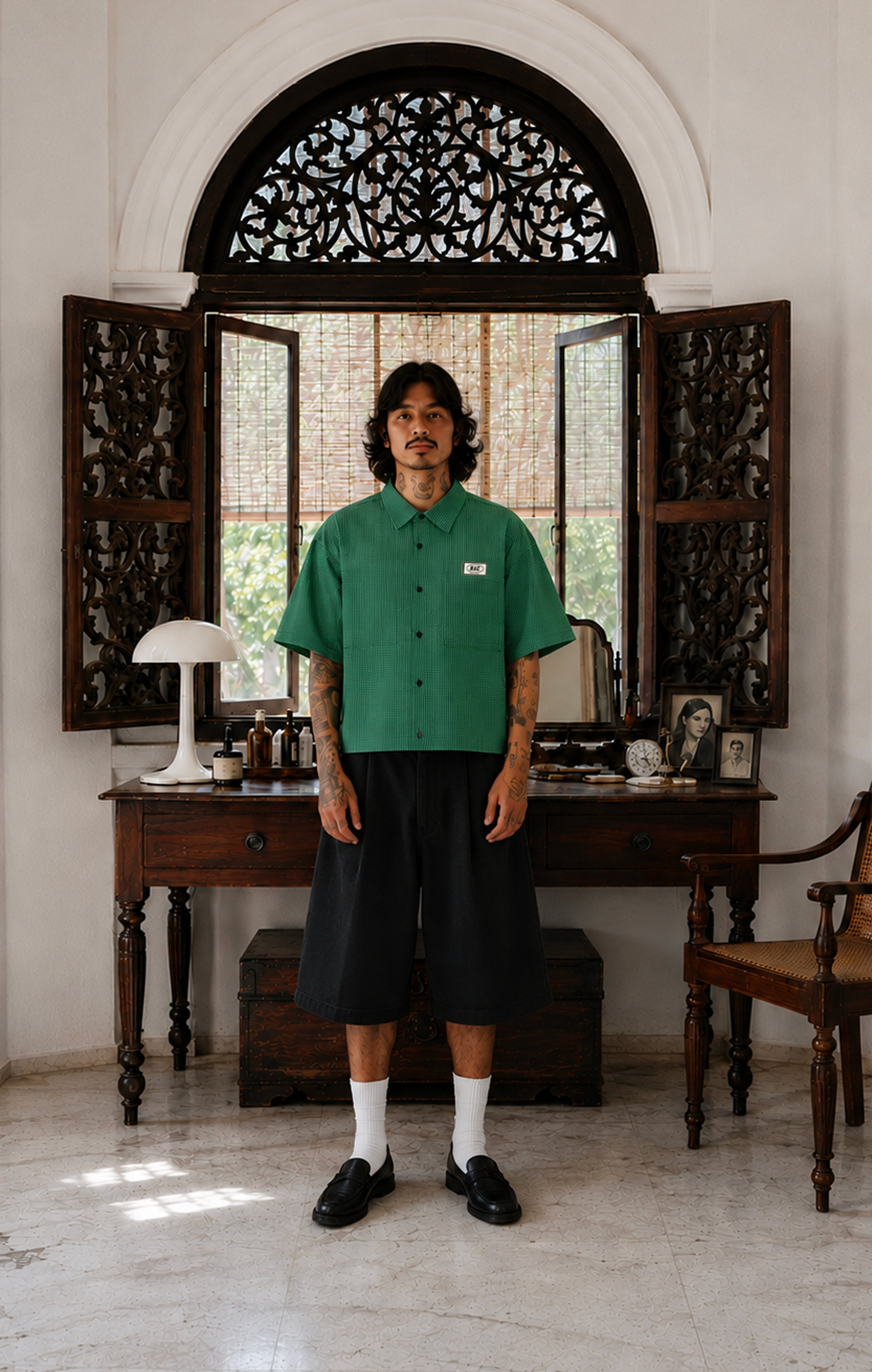 FISHERMAN SHIRT- GREEN