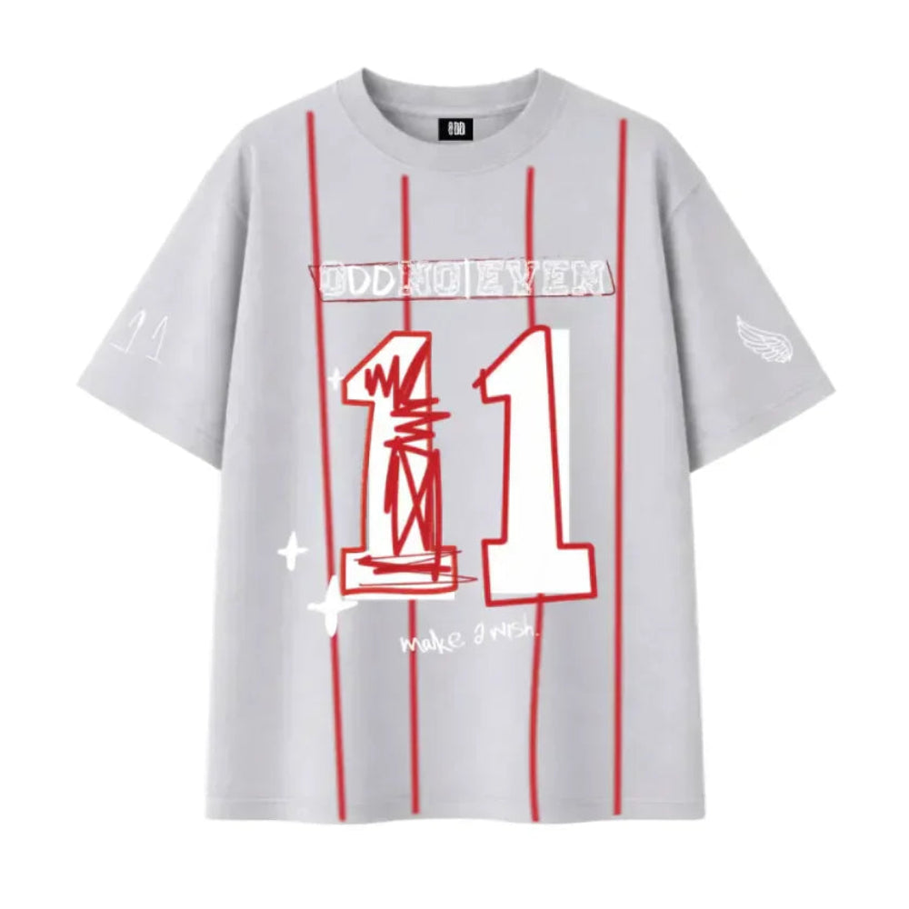 'Make A Wish' Grey Jersey Tshirt