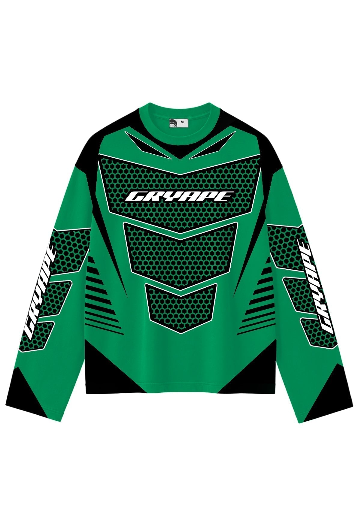 GRYAPE MOTOCROSS JERSEY GREEN T-SHIRT