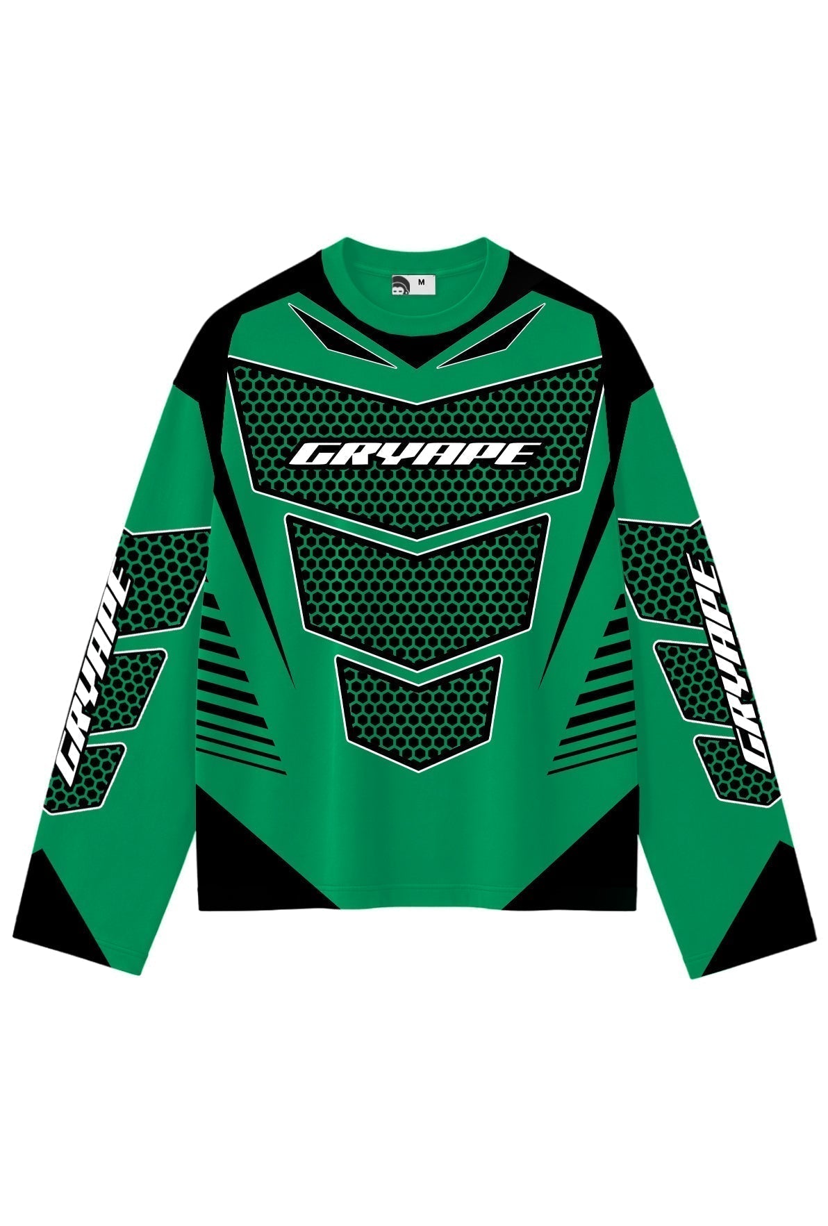 GRYAPE MOTOCROSS JERSEY GREEN T-SHIRT