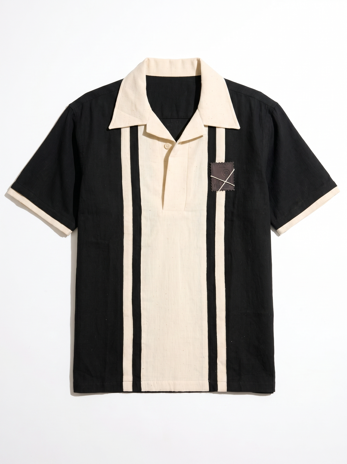 Stripe Black Polo Shirt