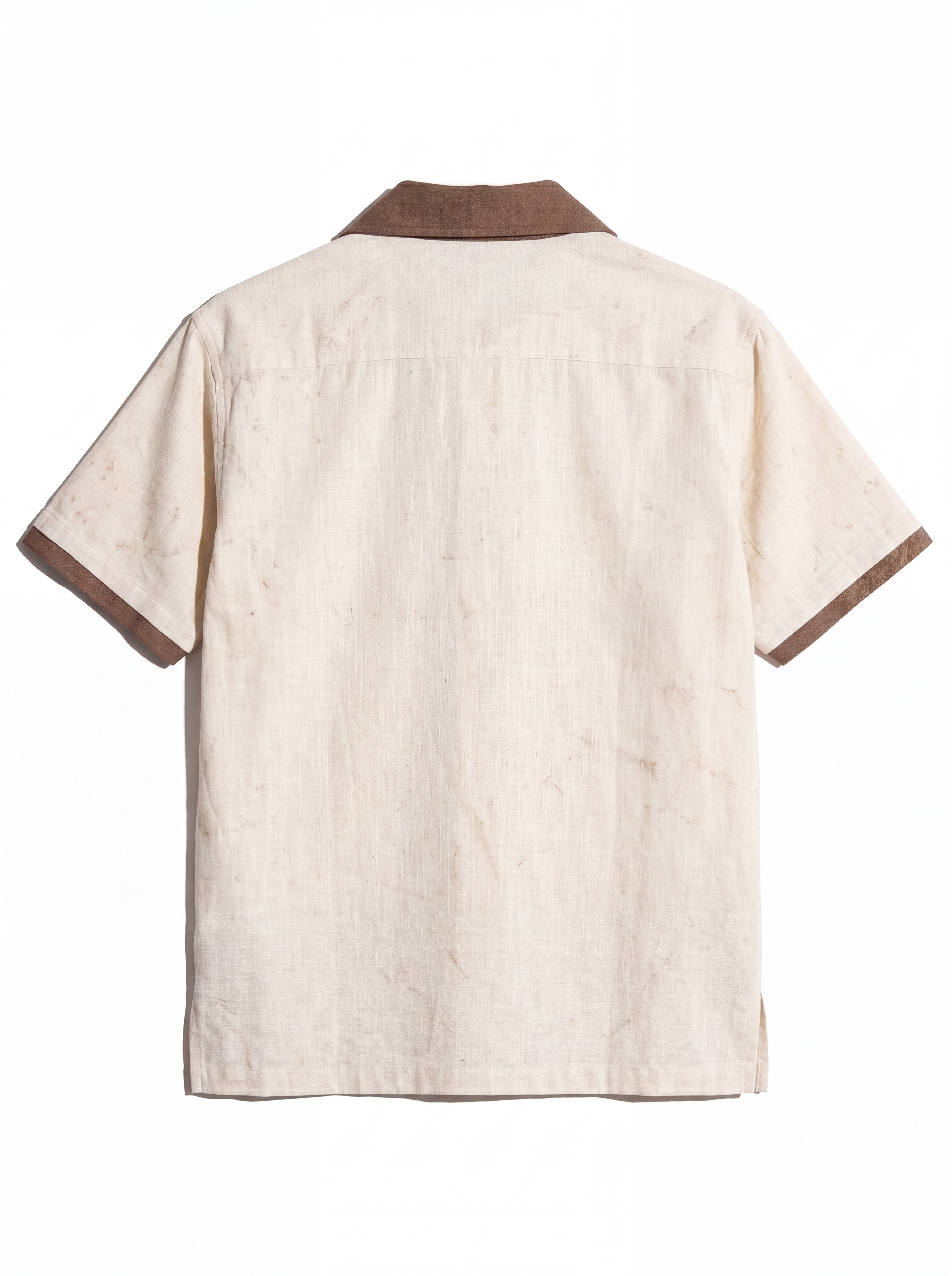 Stripe Beige Polo Shirt