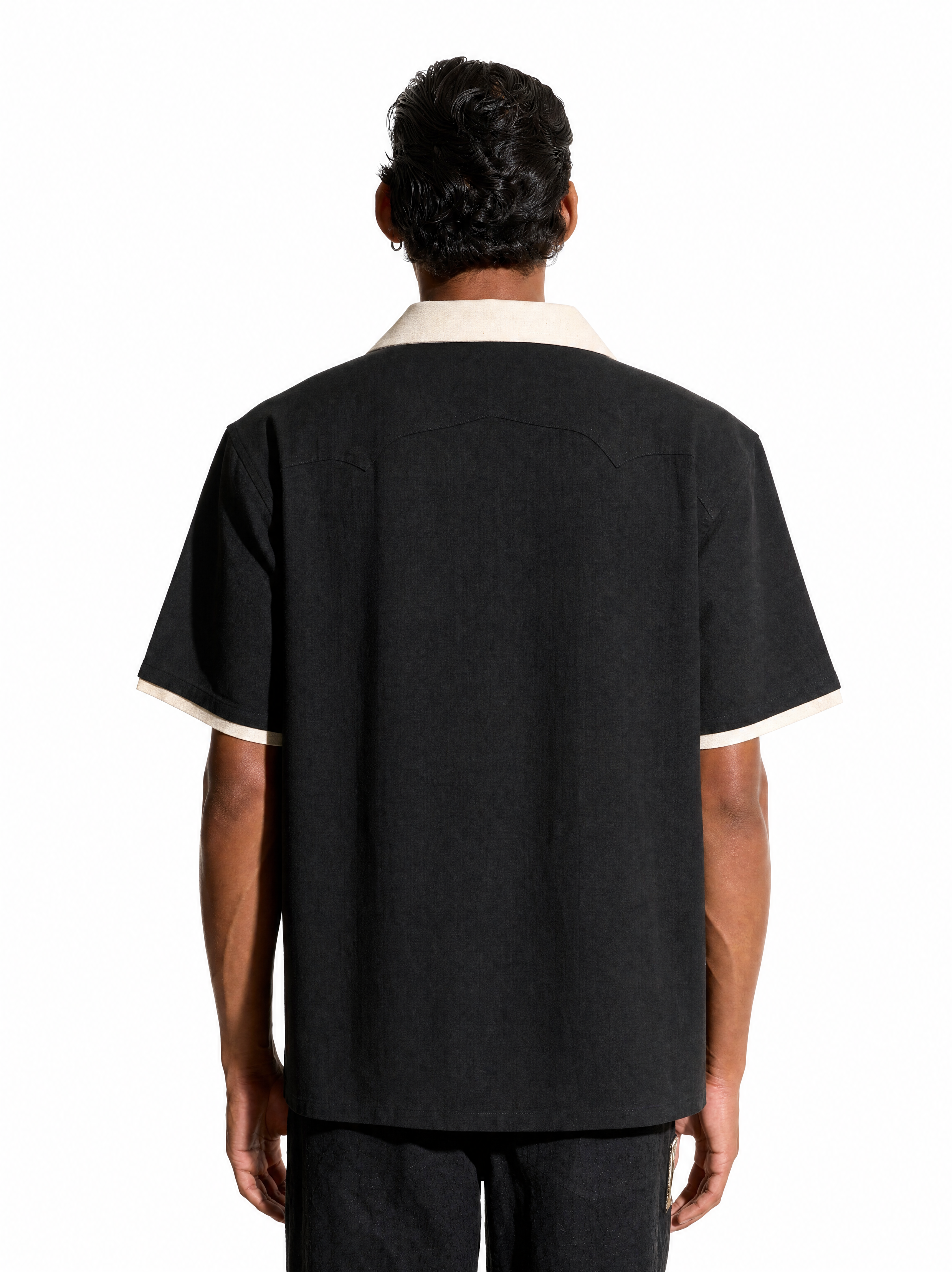 Stripe Black Polo Shirt