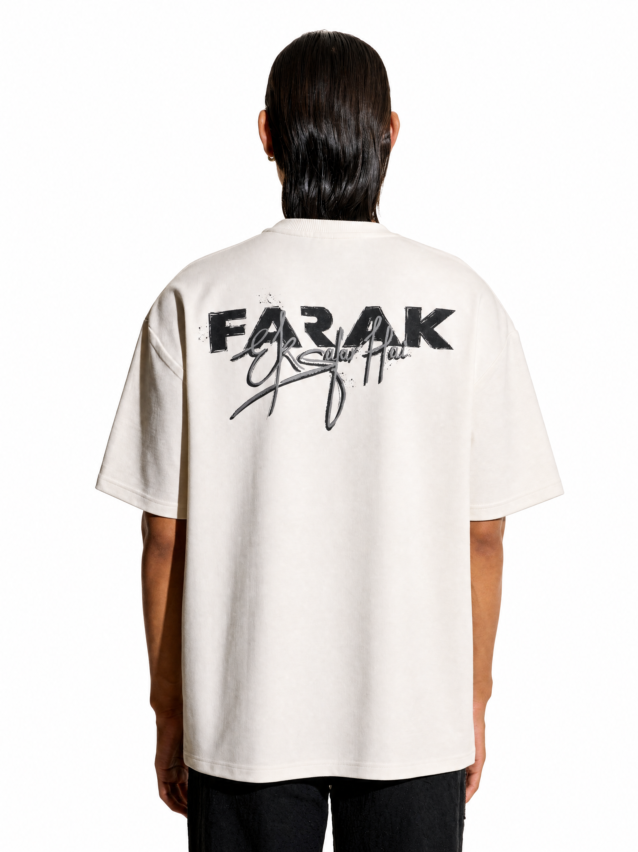 Farak Ek Safar White T-Shirt