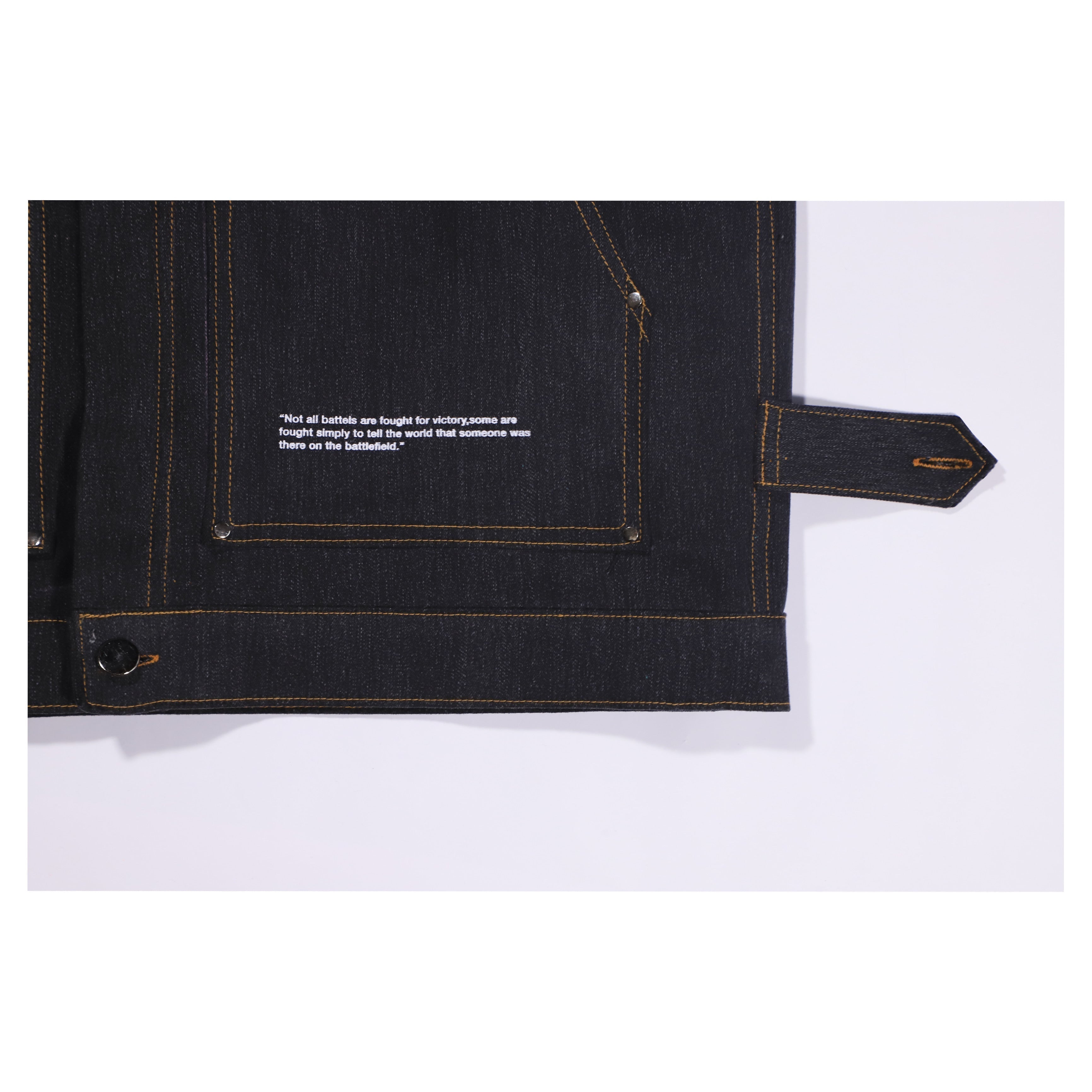 Lil denim jean jacket.(grey slub) MTM