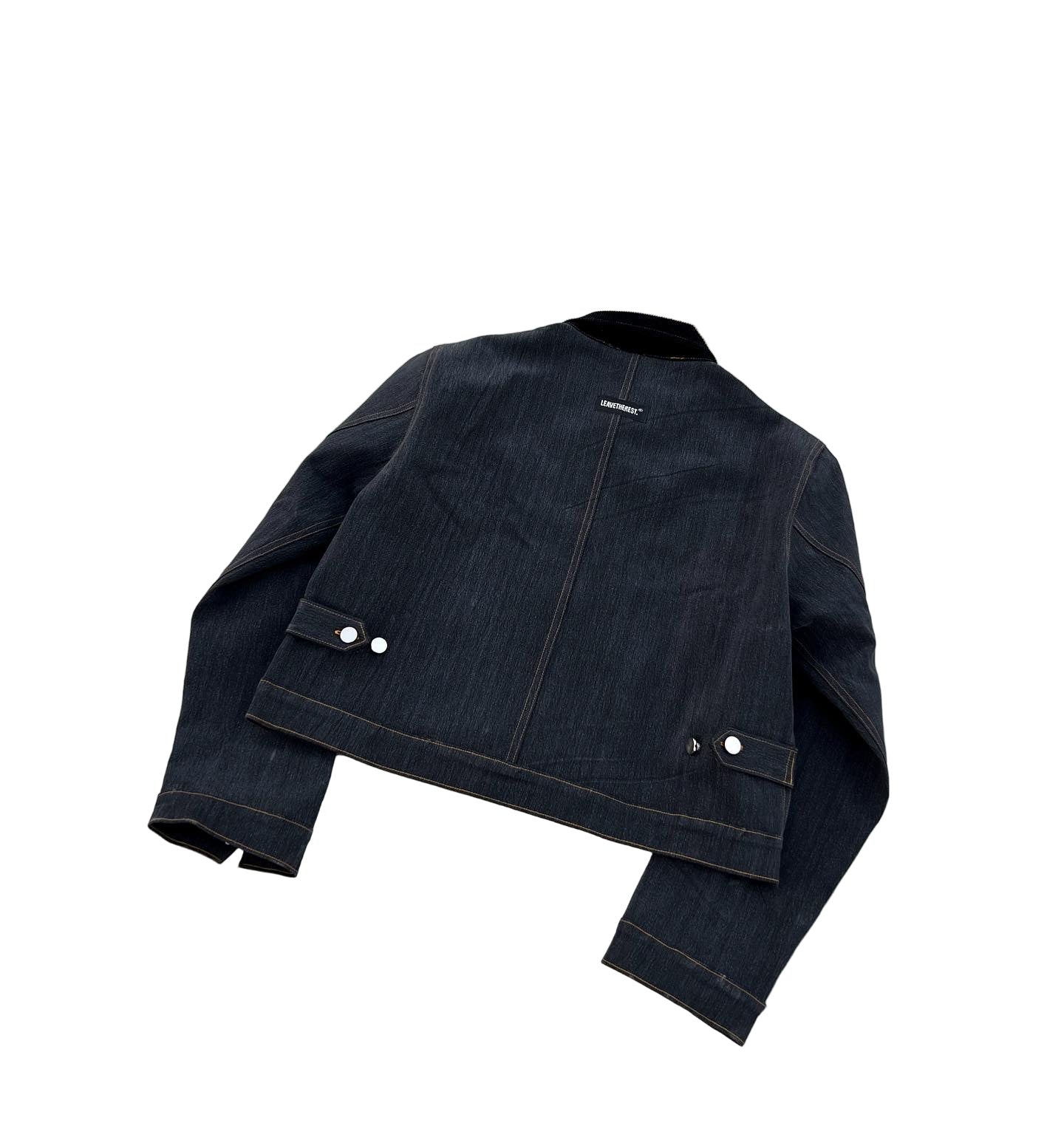 Lil denim jean jacket.(grey slub) MTM