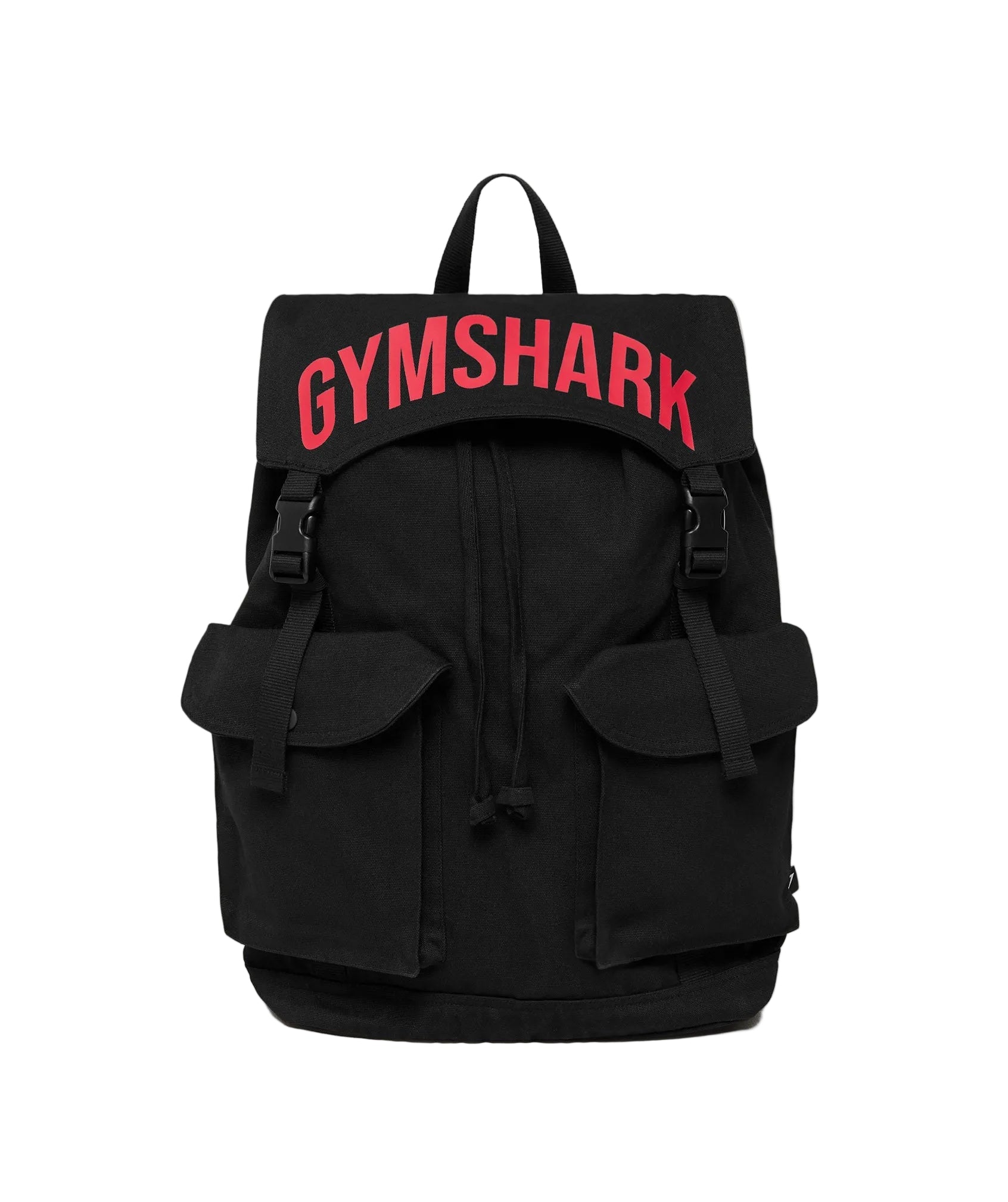 GYMSHARK Power Backpack Black/Conditioning Red