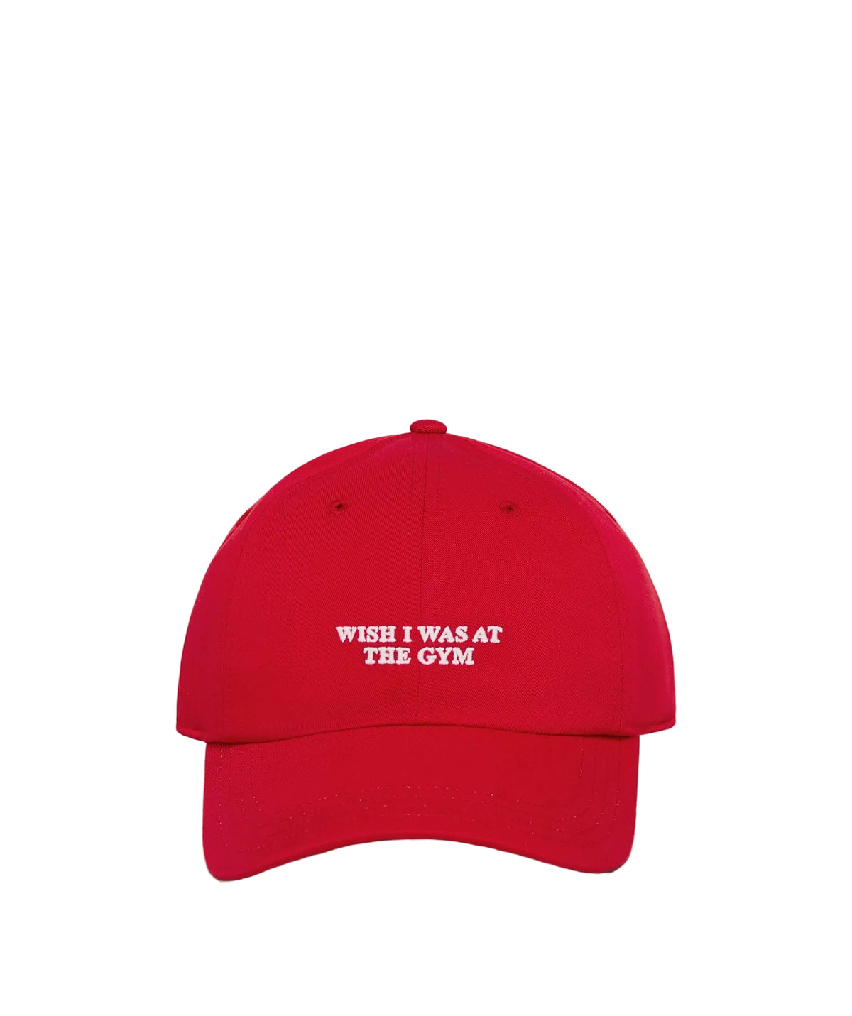 GYMSHARK Slogan Cap Carmine Red