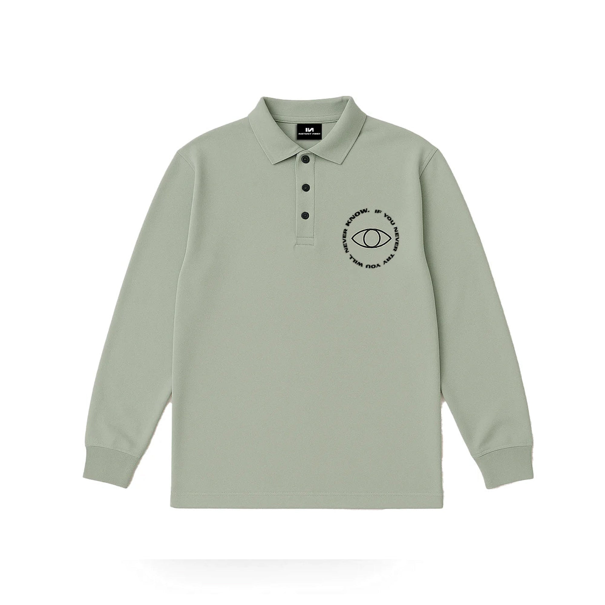 Oversized Polo T-shirt - Camping Green