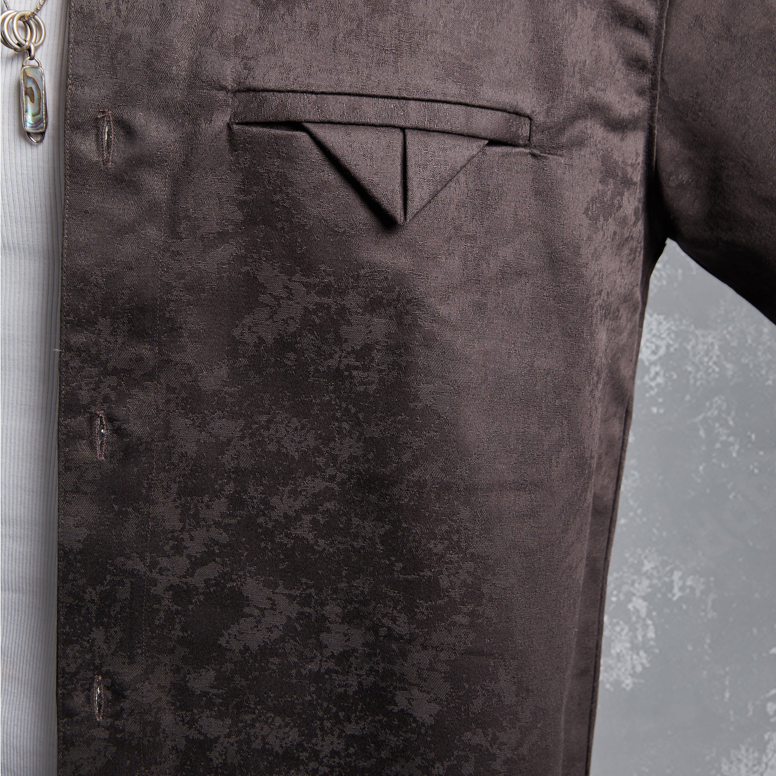 MENSWEAR, ABSTRACT FABRIC, FABRIC DETAILS,WELT POCKET, JACQUARD,Jacquard shirt, abstract tonal pattern, welt pocket, fixed pleated pocket square, one piece Cuban style collar, slit at the bottom of the side seam. UNISEX, RELAXED FIT, SIZE AVAILABLE S TO XXL, PLUS SIZE CLOTHING, SHIRT, JACQUARD, POLO SHIRTS,SHIRT DESIGN, SHIRT PATTERN, SHIRT SIZING, SHIRTS FOR MEN, SHIRTS FOR GIRLS, SHIRT DESIGN FOR MEN, SHIRT DESIGN FOR GIRLS, SHIRT FOR WOMEN, SHIRT SIZE CHART, JACQUARD SHIRT DESIGNS 2021, people also ask