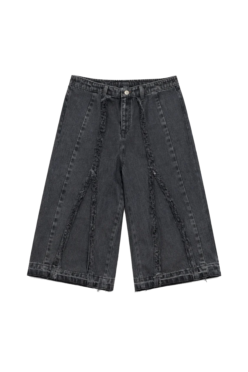 Void Stitched - Jorts (Black)