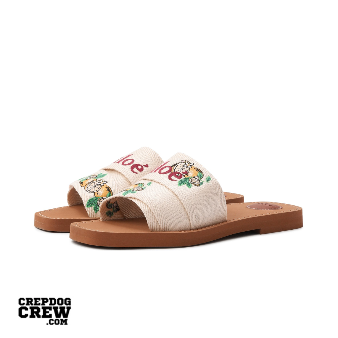 CHLOE WOODY MULE CITRUS YELLOW