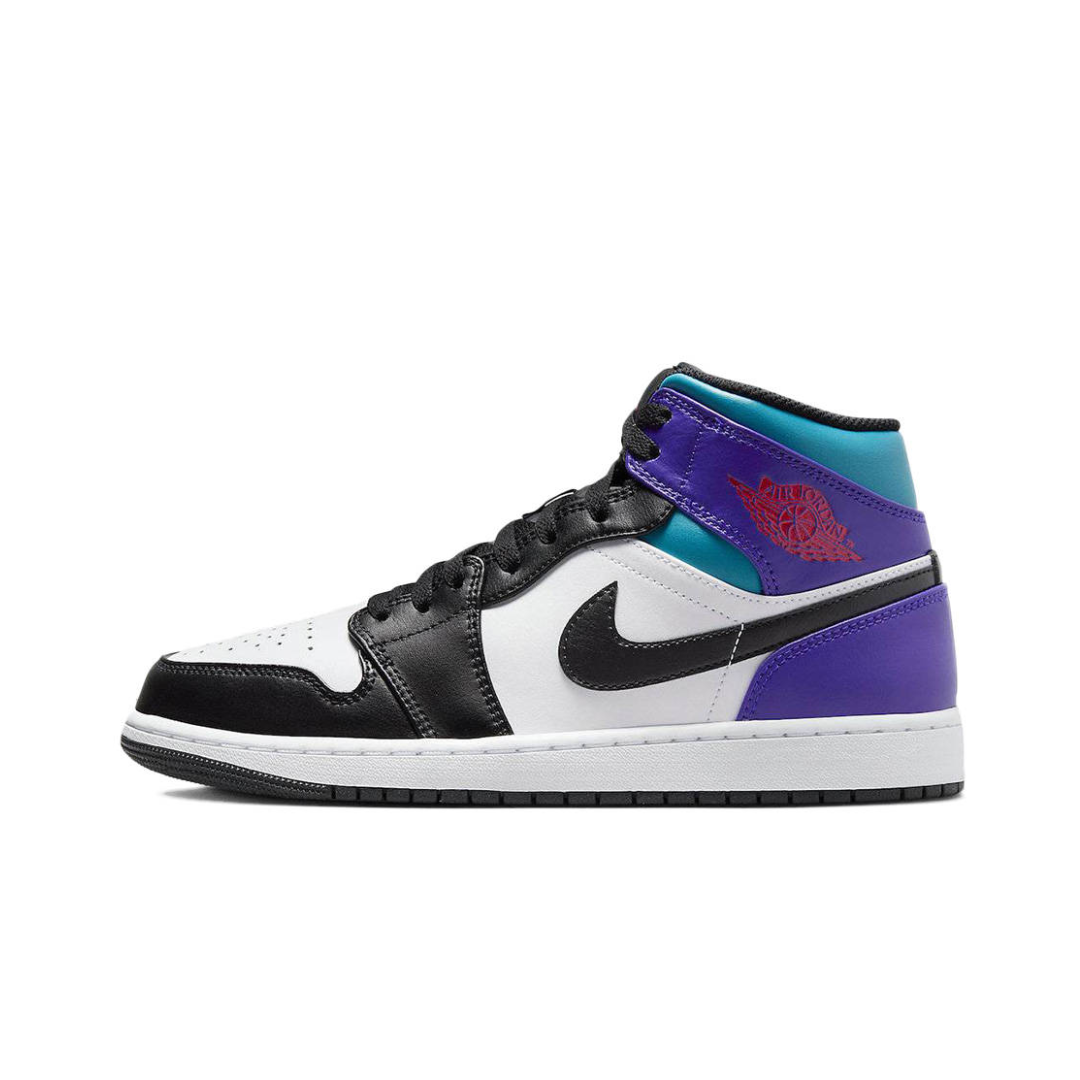 Air Jordan Mid Teal Purple