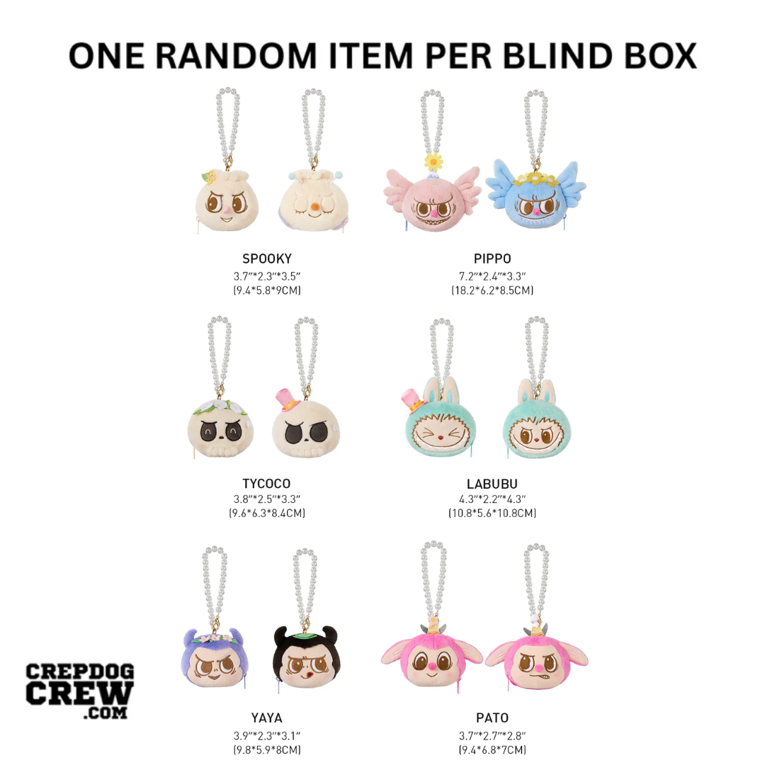 Pop Mart Labubu The Monsters Party Series Reversible Plush Doll Sealed Case