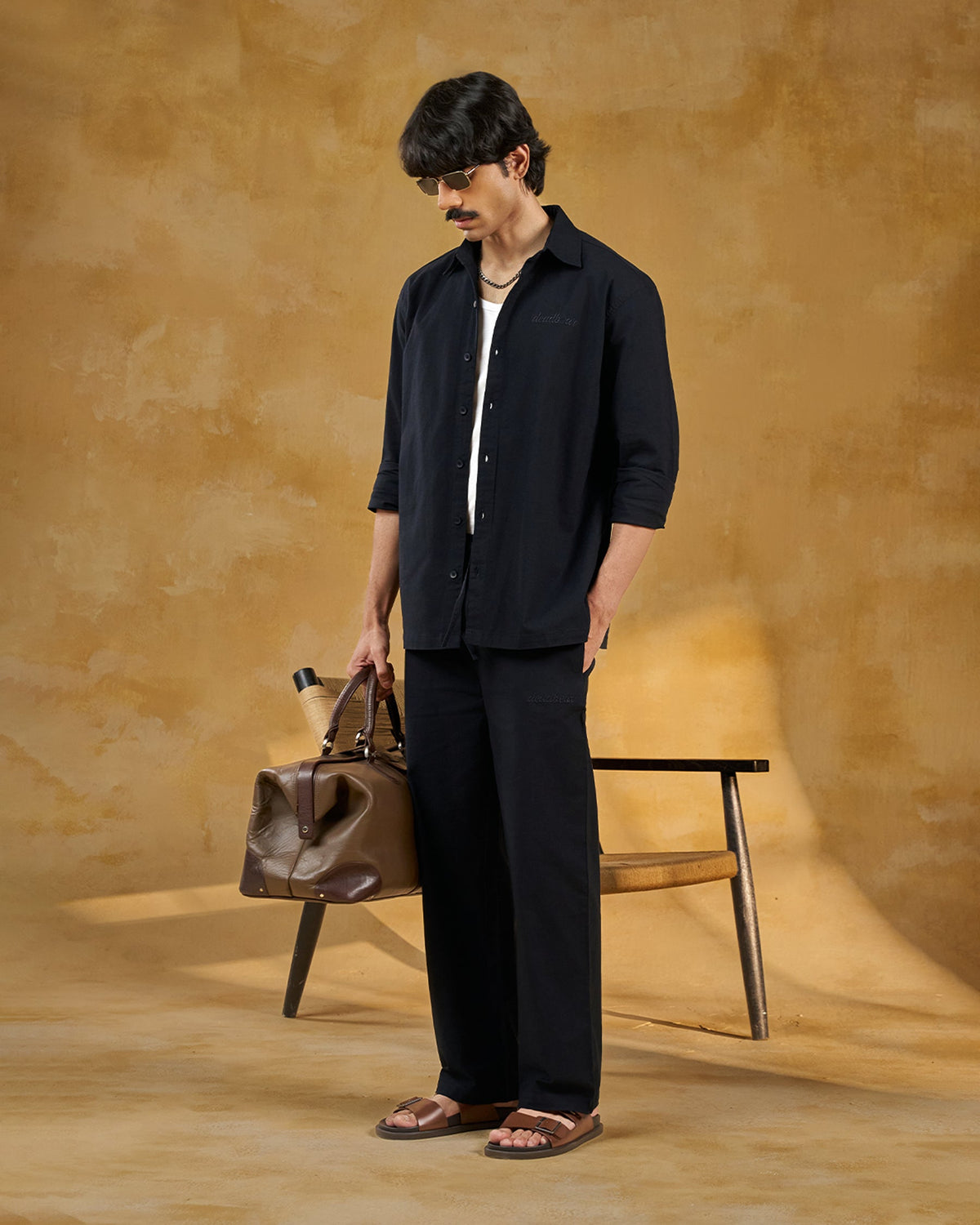 Co-ord Straight Pant Navy
