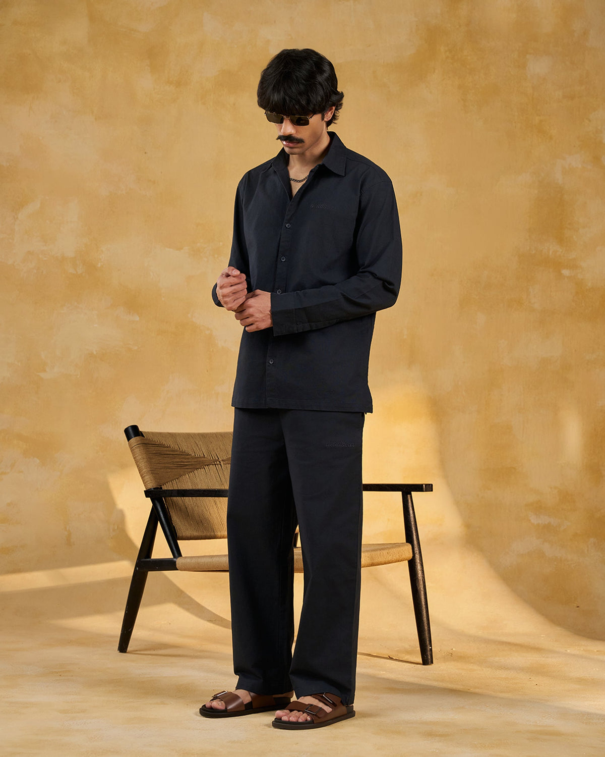 Co-ord Straight Pant Navy
