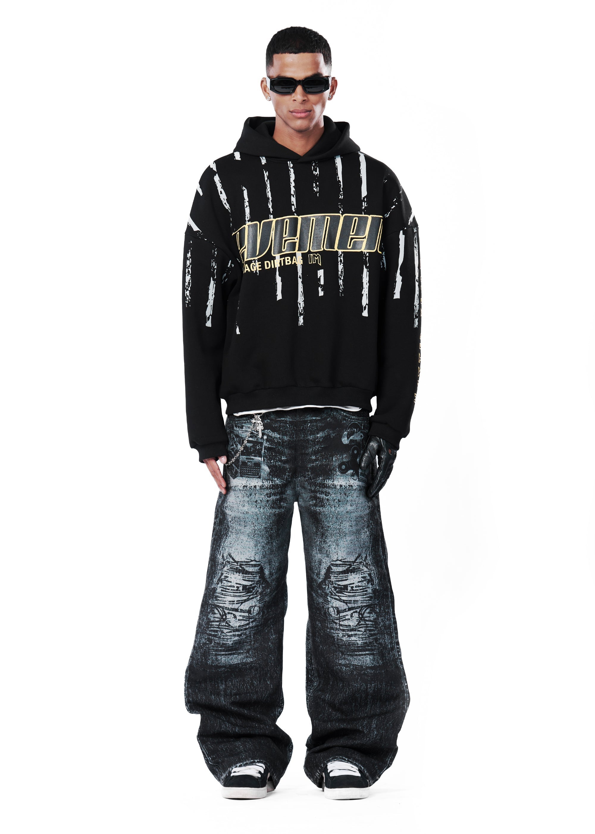 pinstripe hoodie