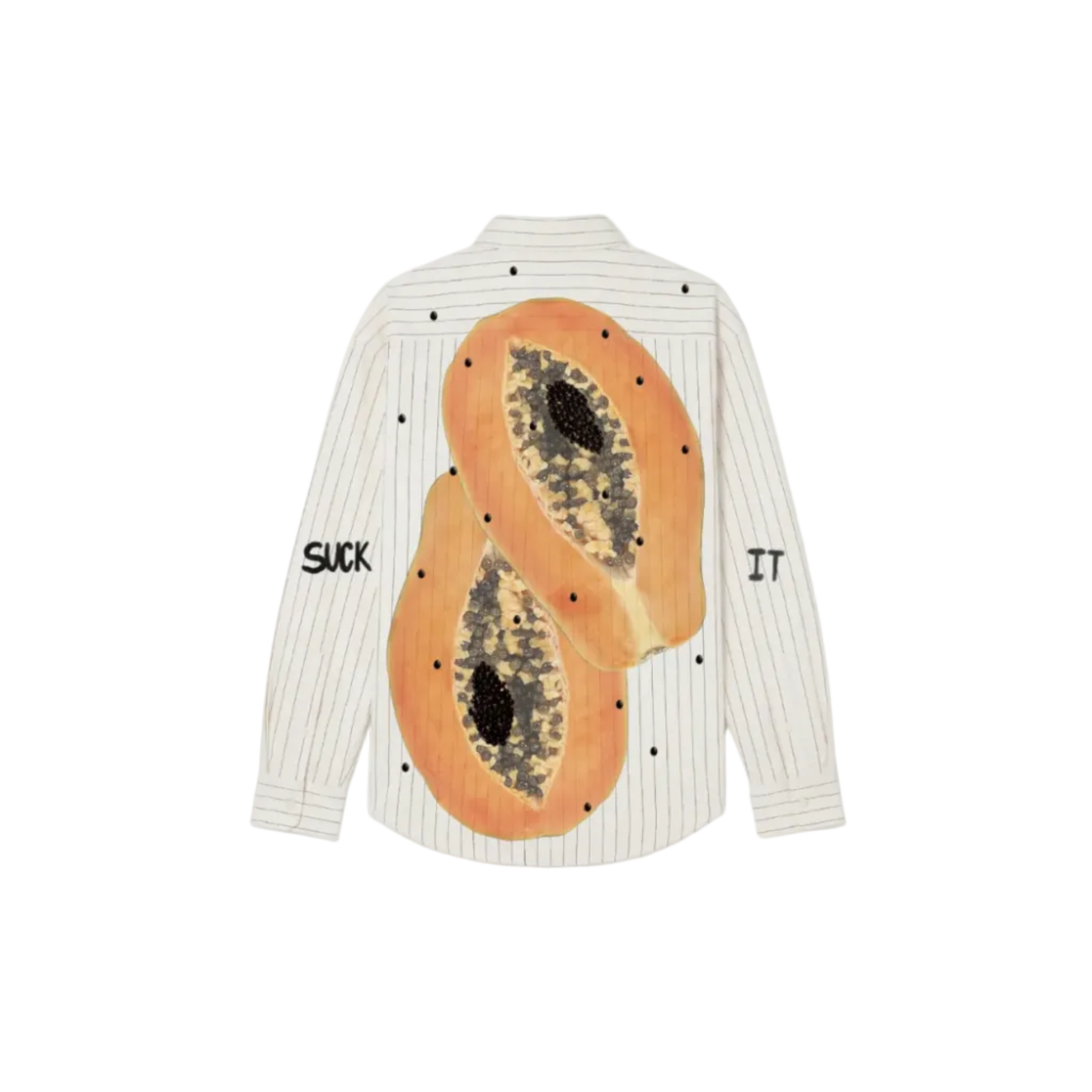 not2Deep Cotton | White/Brown Striped