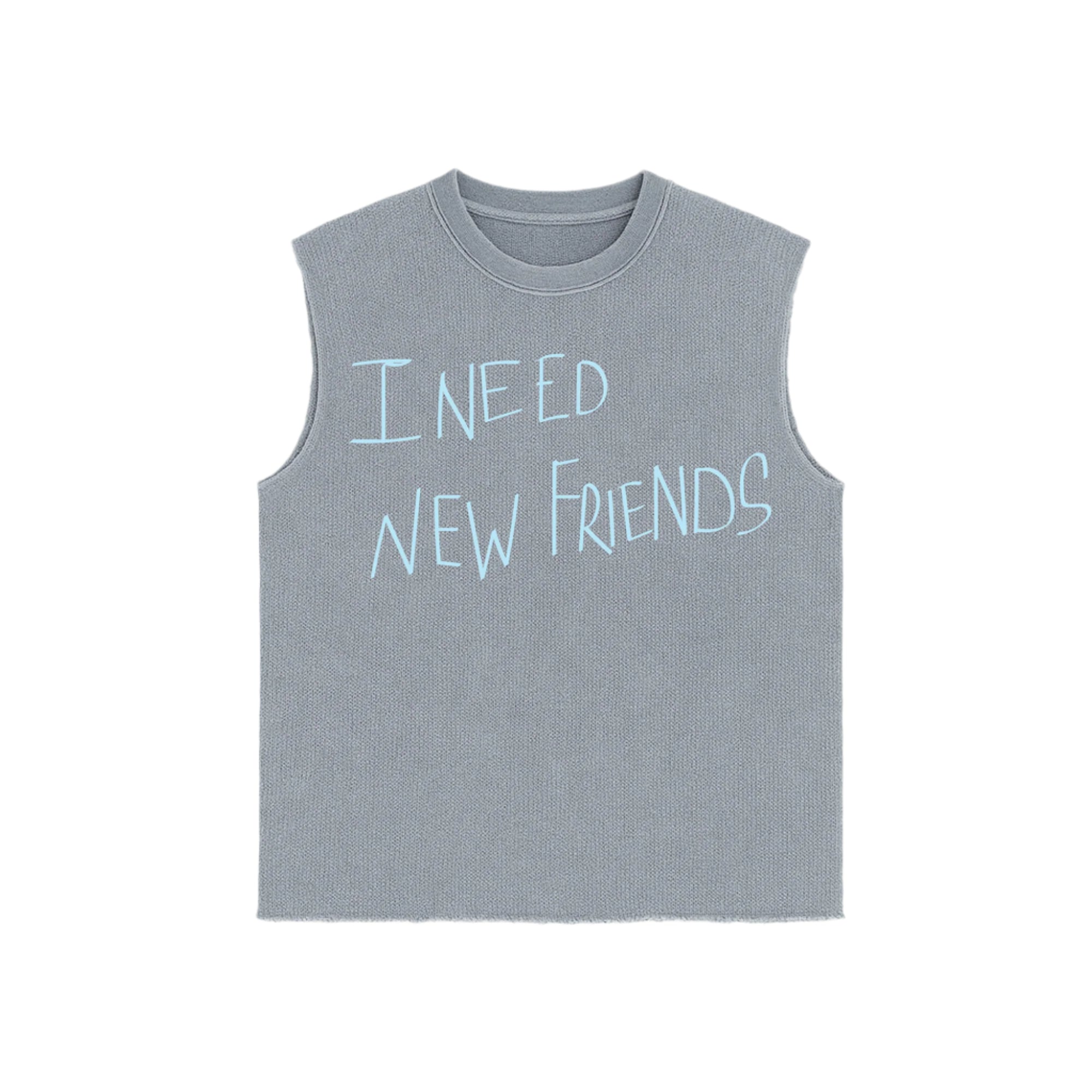 'New Friends' Sleeveless Tee