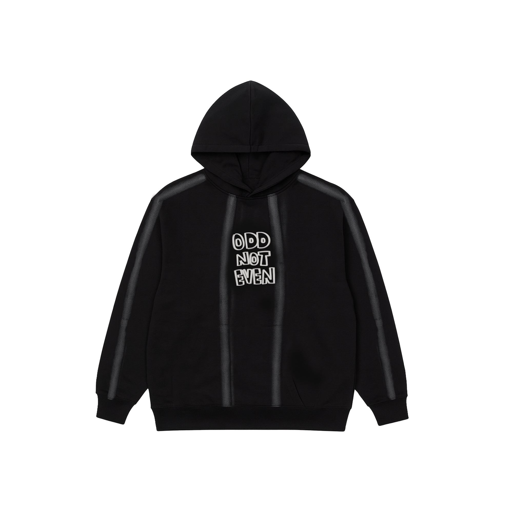 Spray Black Hoodie