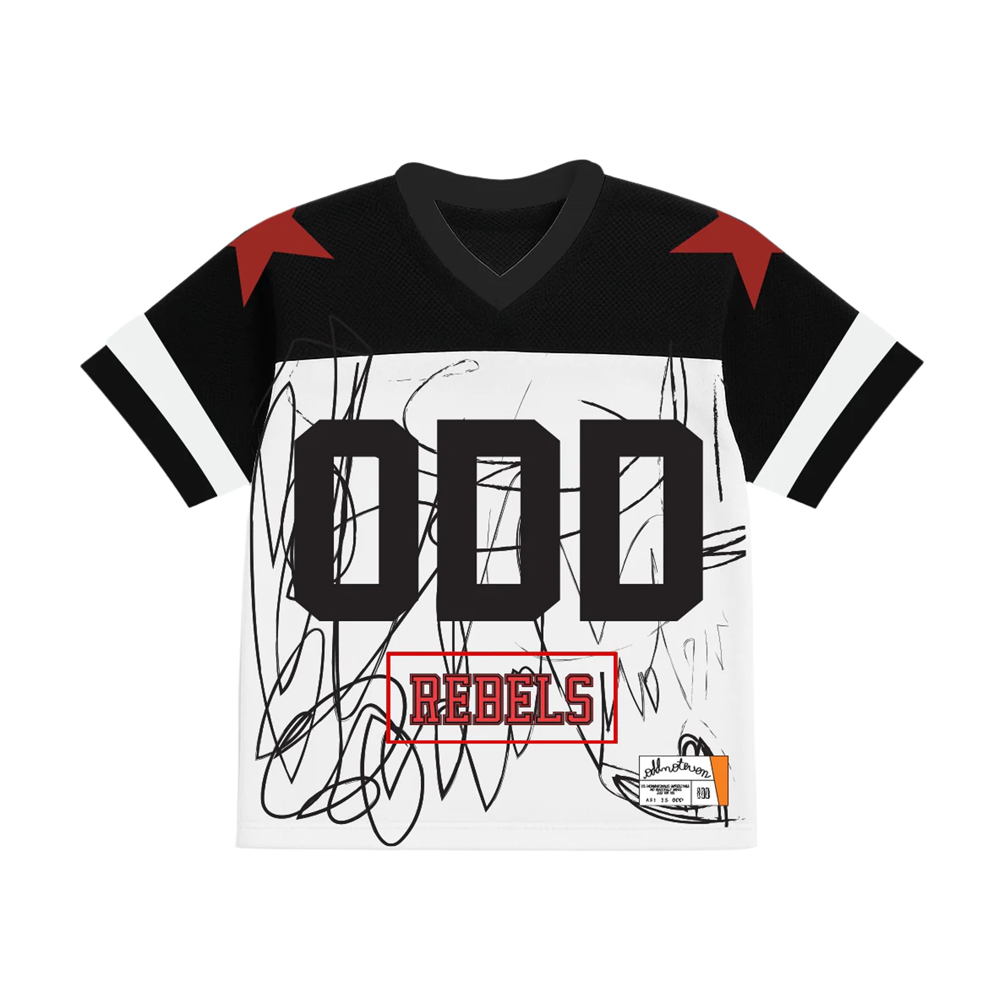 Scribbled Black Jersey