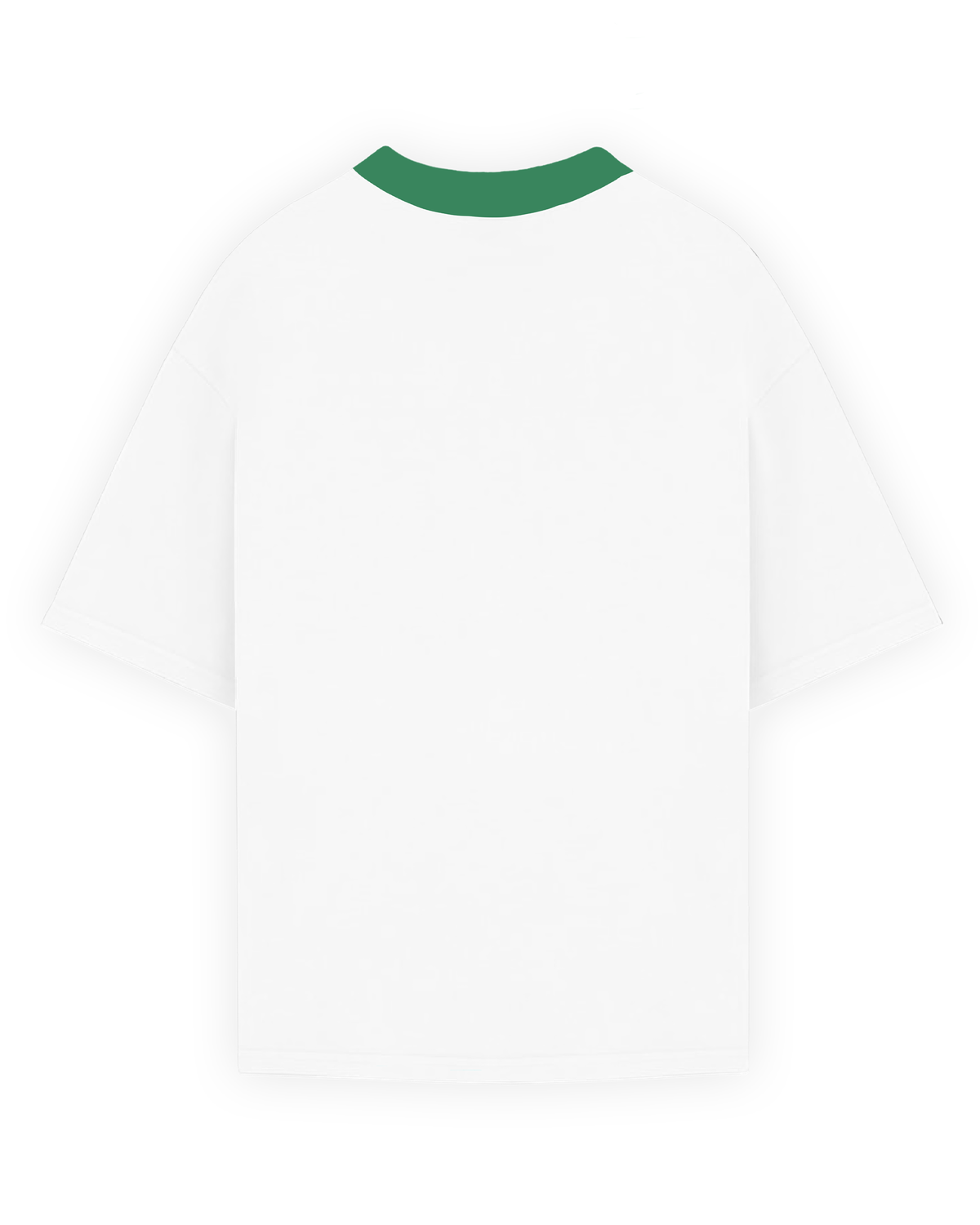 ART DEPT. RINGER T-SHIRT - WHITE/GREEN