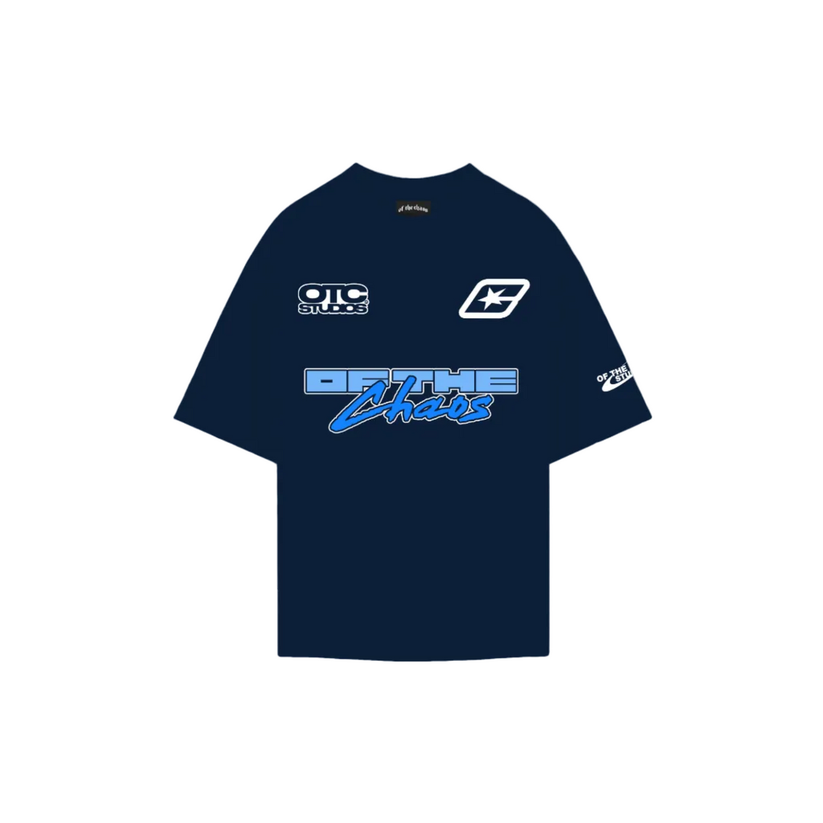 RETRO LOGO T-SHIRT - NAVY BLUE